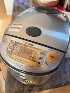Zojirushi NP-HCC10XH Induction Heating System Rice Cooker and Warmer, 5.5-Cup, Stainless Dark Gray customer photo 2
