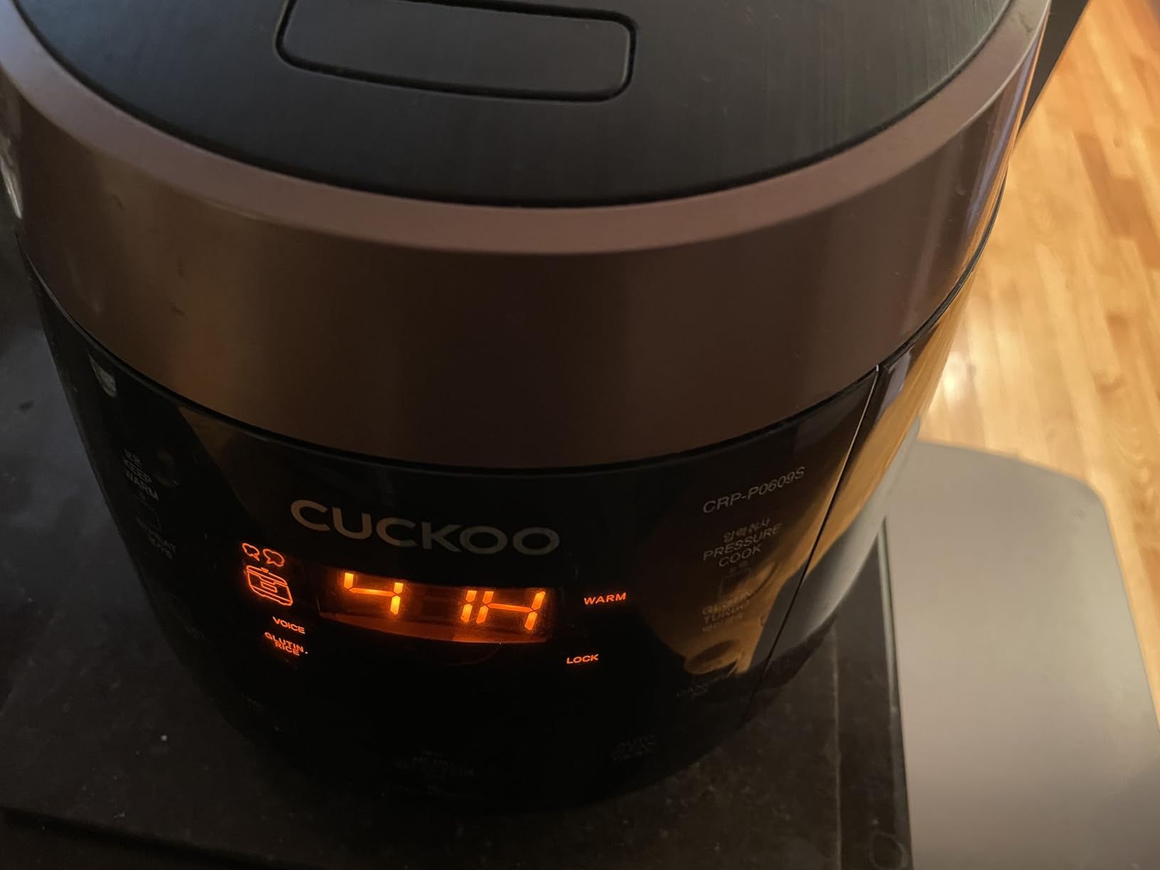 Cuckoo High Pressure Rice Cooker 10-Cup Uncooked / 20-Cup Cooked with Nonstick Inner Pot, Large Rice Maker with 13 Menu Options and Steam Plate, Fuzzy Logic Tech, Voice Guide, Black (CRP-P1009SB) customer photo 1