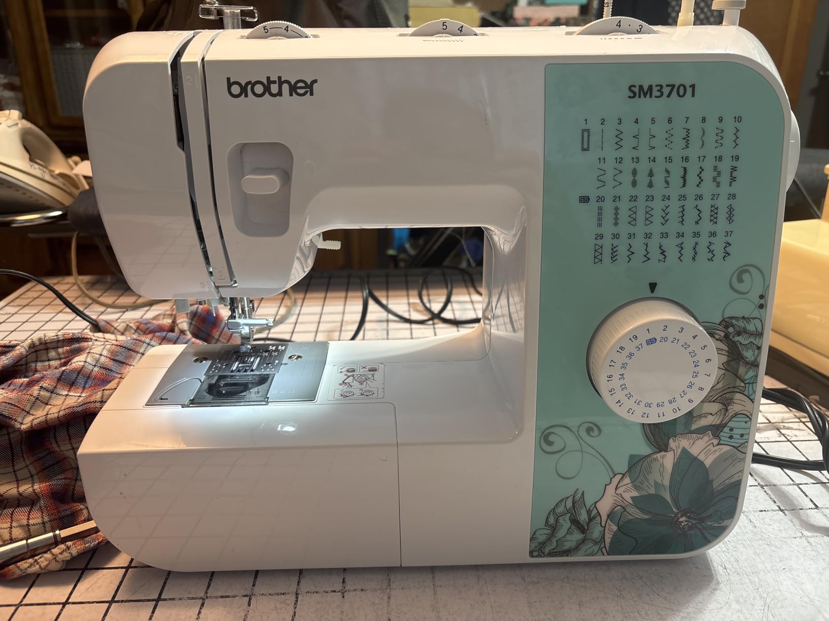 Brother SM3701 37-Stitch Sewing Machine (Multicolor) customer photo 1