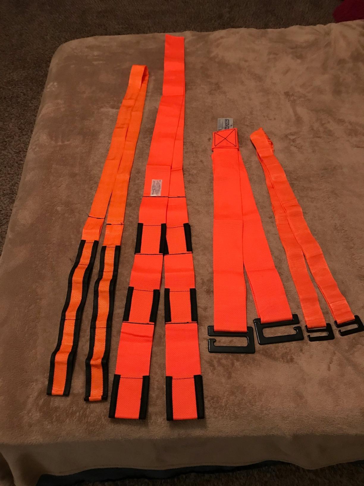 Forearm Forklift Shoulder Harness - Standard - Lift and Move Furniture, appliances, Supports up to 800 lb. Moving Harness Set, 2 Harnesses and 2 Center Straps that are ea 9'4