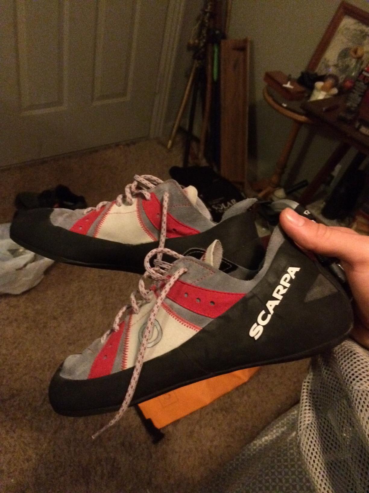 Scarpa Mens Helix Lace Rock Climbing Shoes for Trad & Sport Climbing customer photo 1