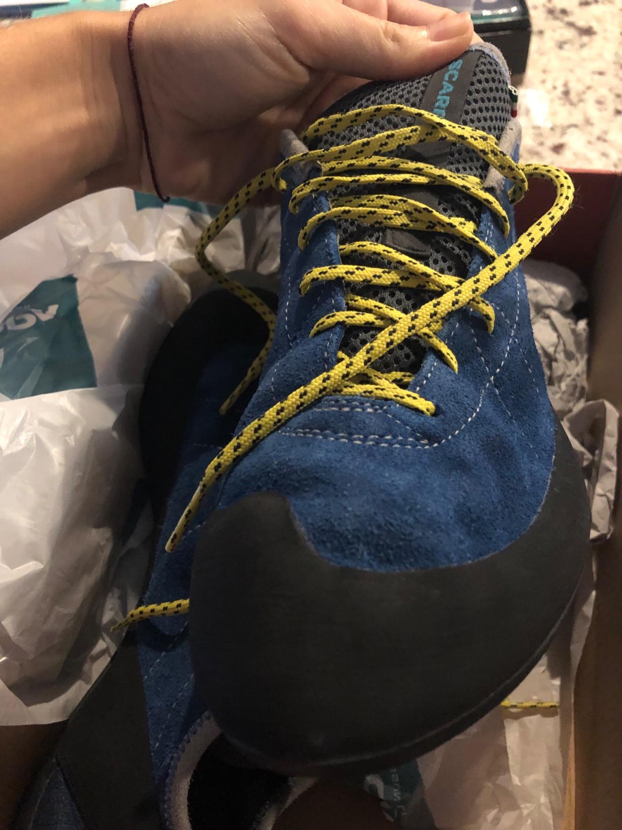 Scarpa Mens Helix Lace Rock Climbing Shoes for Trad & Sport Climbing customer photo 2