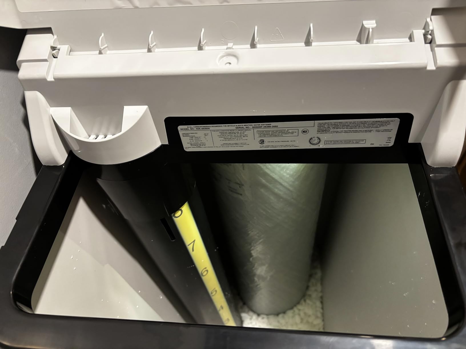Kenmore 350 Water Softener System - 32,000 Grain Capacity Whole House Hard Water & Iron Reduction - Compact, Easy to Install, Salt Saving Technology customer photo 1