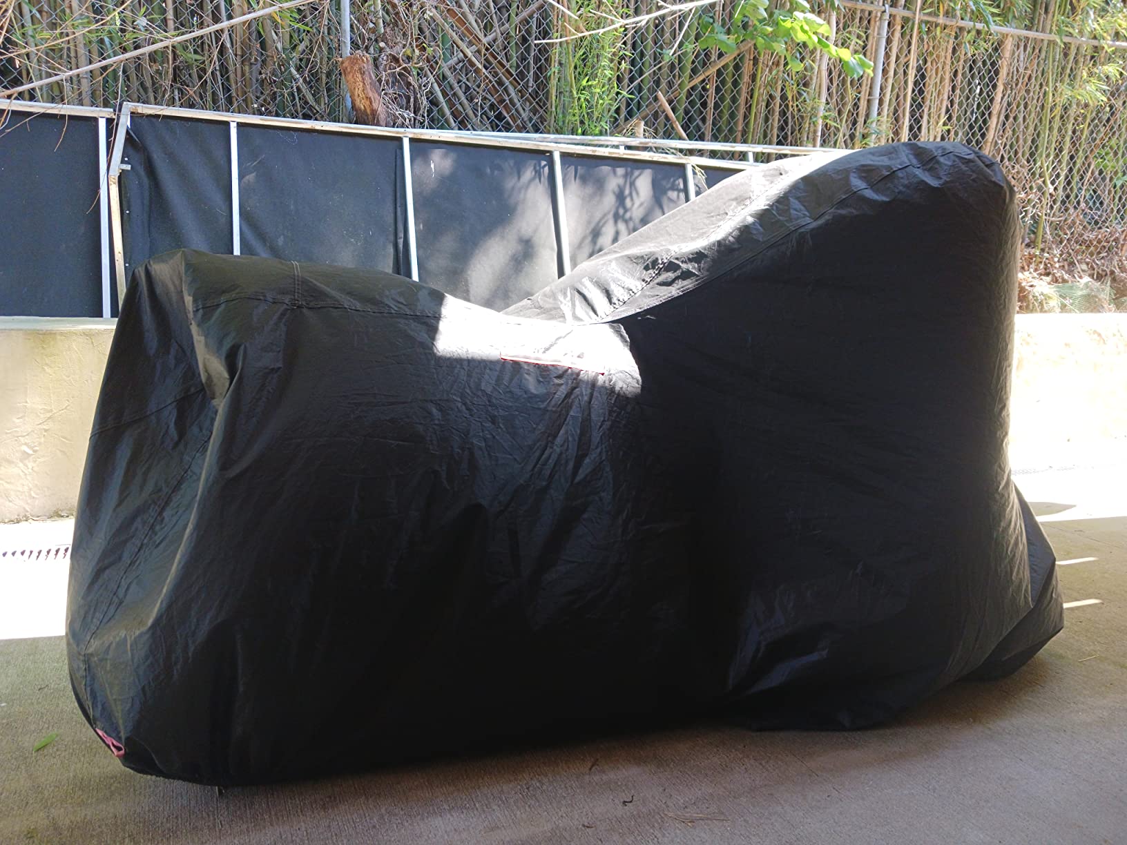 XYZCTEM Motorcycle Cover - Waterproof Outdoor Storage Bag, Made of Oxford Material, Fits up to 116