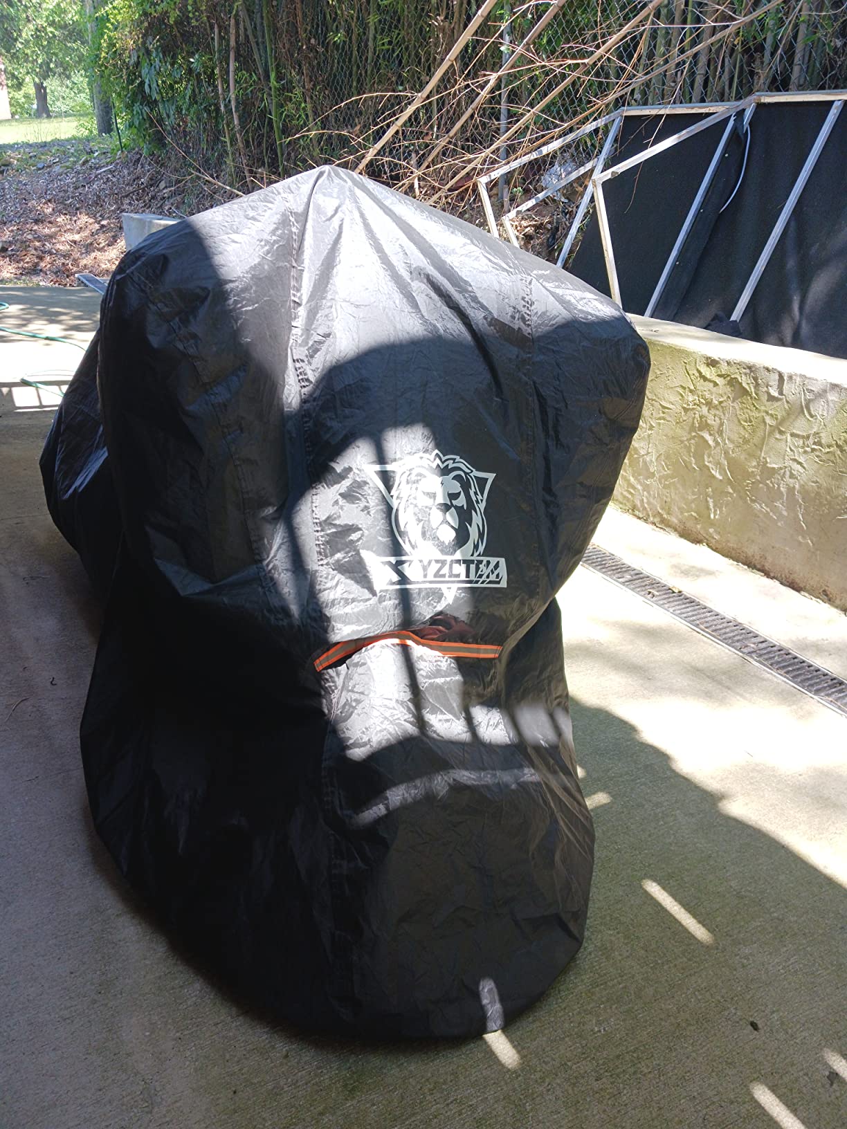 XYZCTEM Motorcycle Cover - Waterproof Outdoor Storage Bag, Made of Oxford Material, Fits up to 116