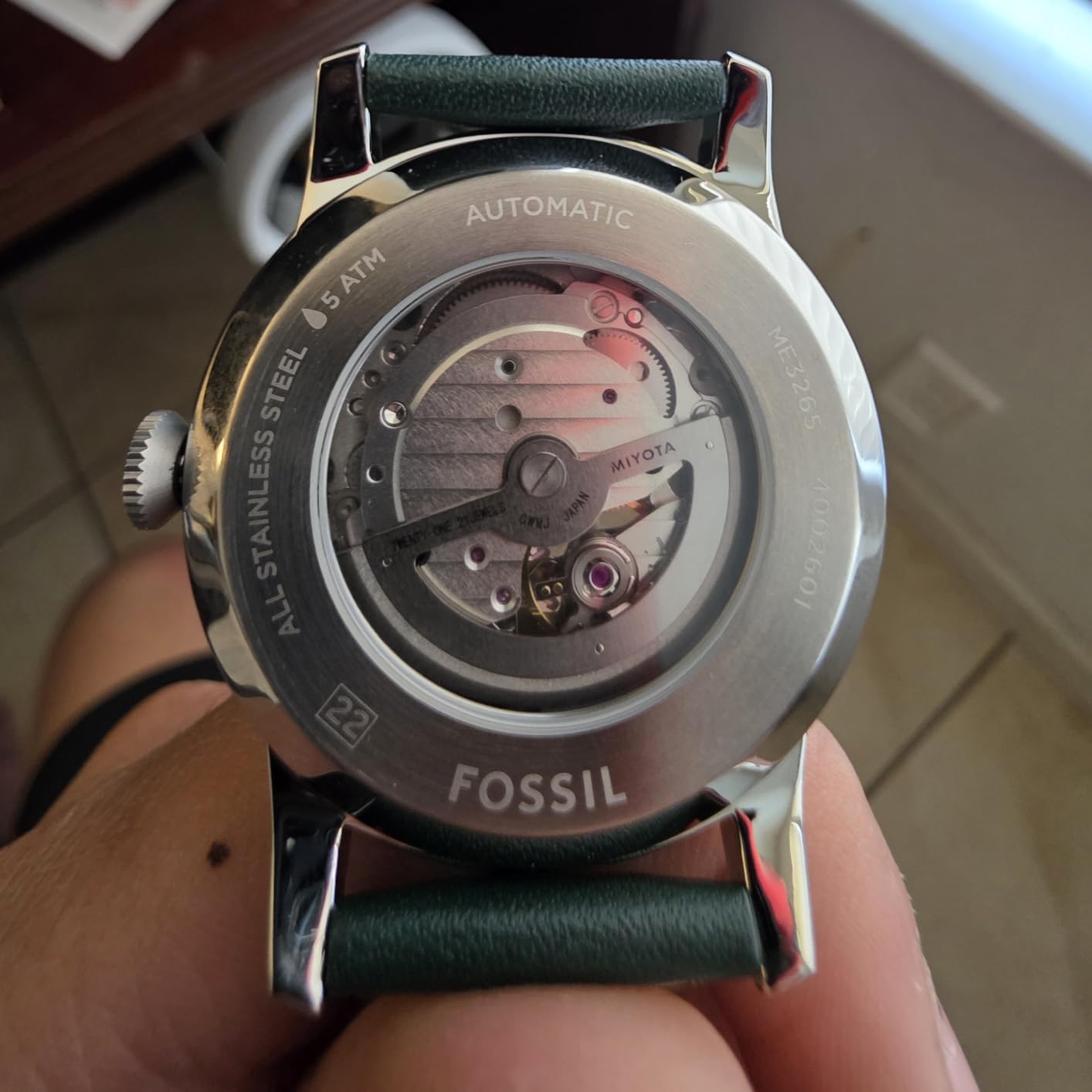 Fossil Men's Townsman Automatic Stainless Steel Watch for Men customer photo 1