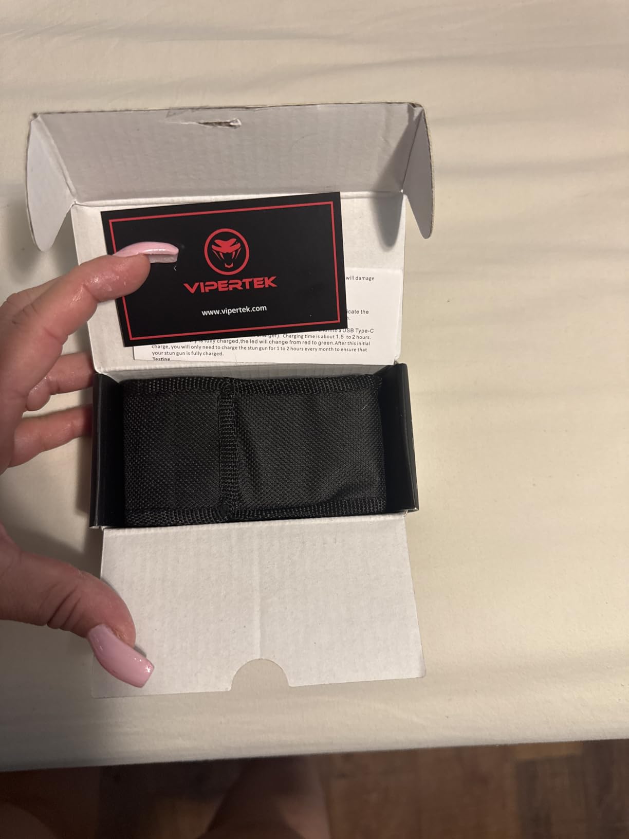 VIPERTEK VTS-880 Mini Stun Gun for Self Defense Rechargeable with LED Flashlight customer photo 1