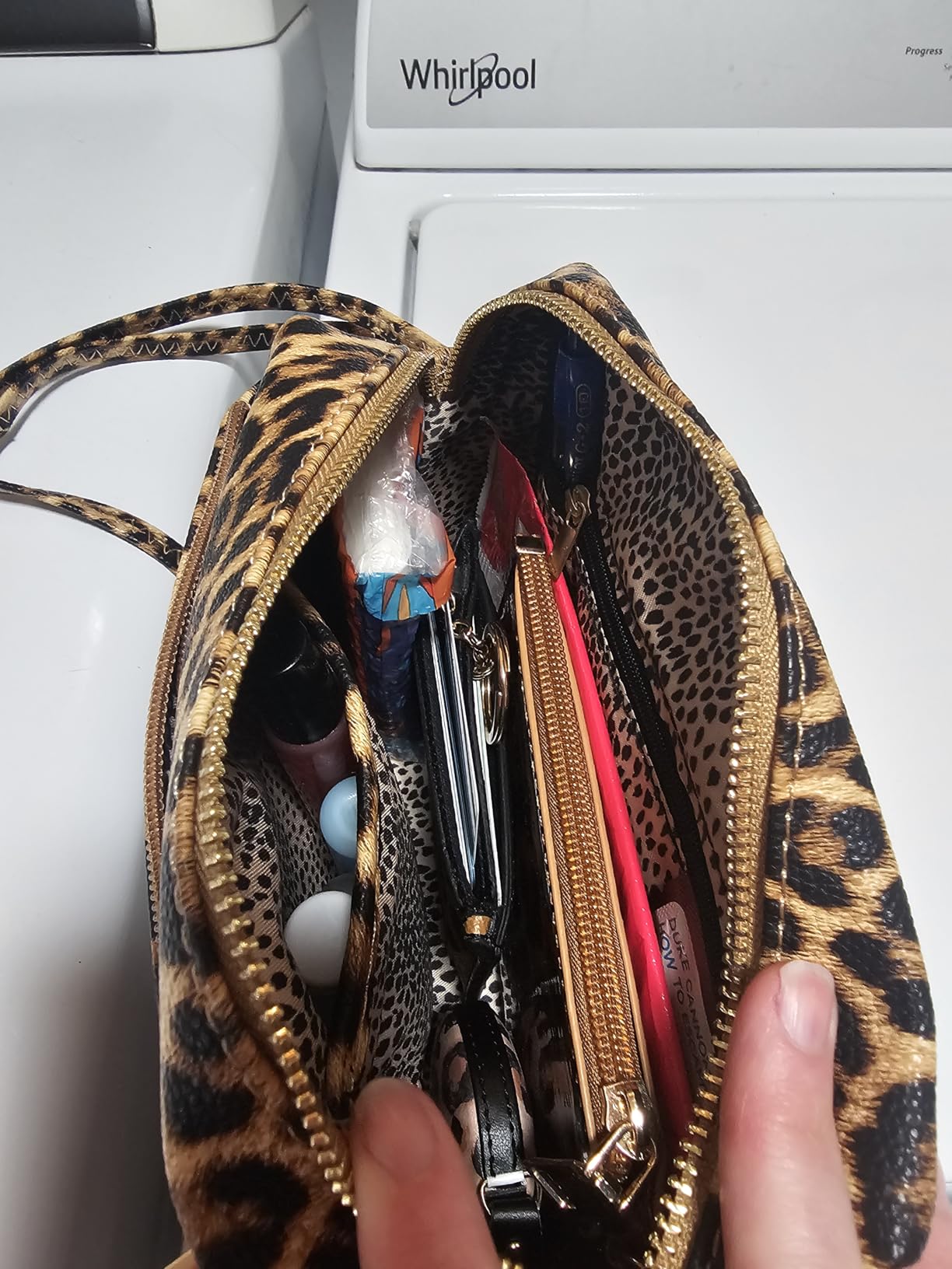 Triple Zip Small Crossbody Bag customer photo 2