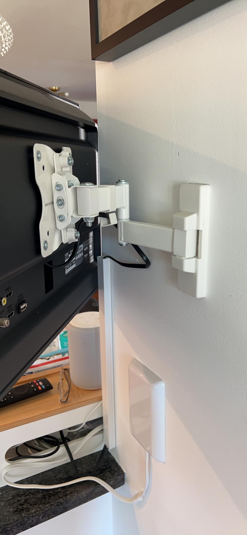 VIVO Full Motion Ultrawide Monitor Wall Mount, Fits Ultra-Wide Screens up to 49 inches and 44 lbs, Tilt and Swivel Arm, Black, MOUNT-VW01M customer photo 2
