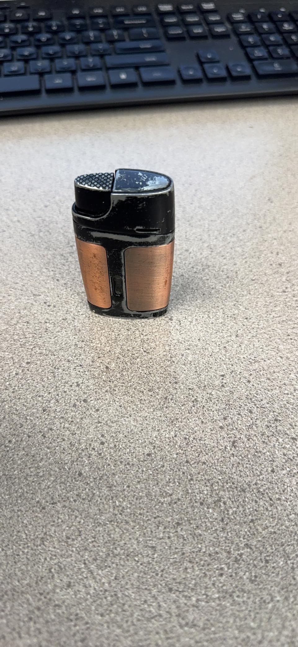 XIKAR ELX Double Jet Flame Butane Torch Lighter with 9mm Cigar Punch - Refillable Butane Lighter with Fuel Window - Wind-Resistant Adjustable Flame - Premium Cigar Accessory - Black with Gunmetal customer photo 2