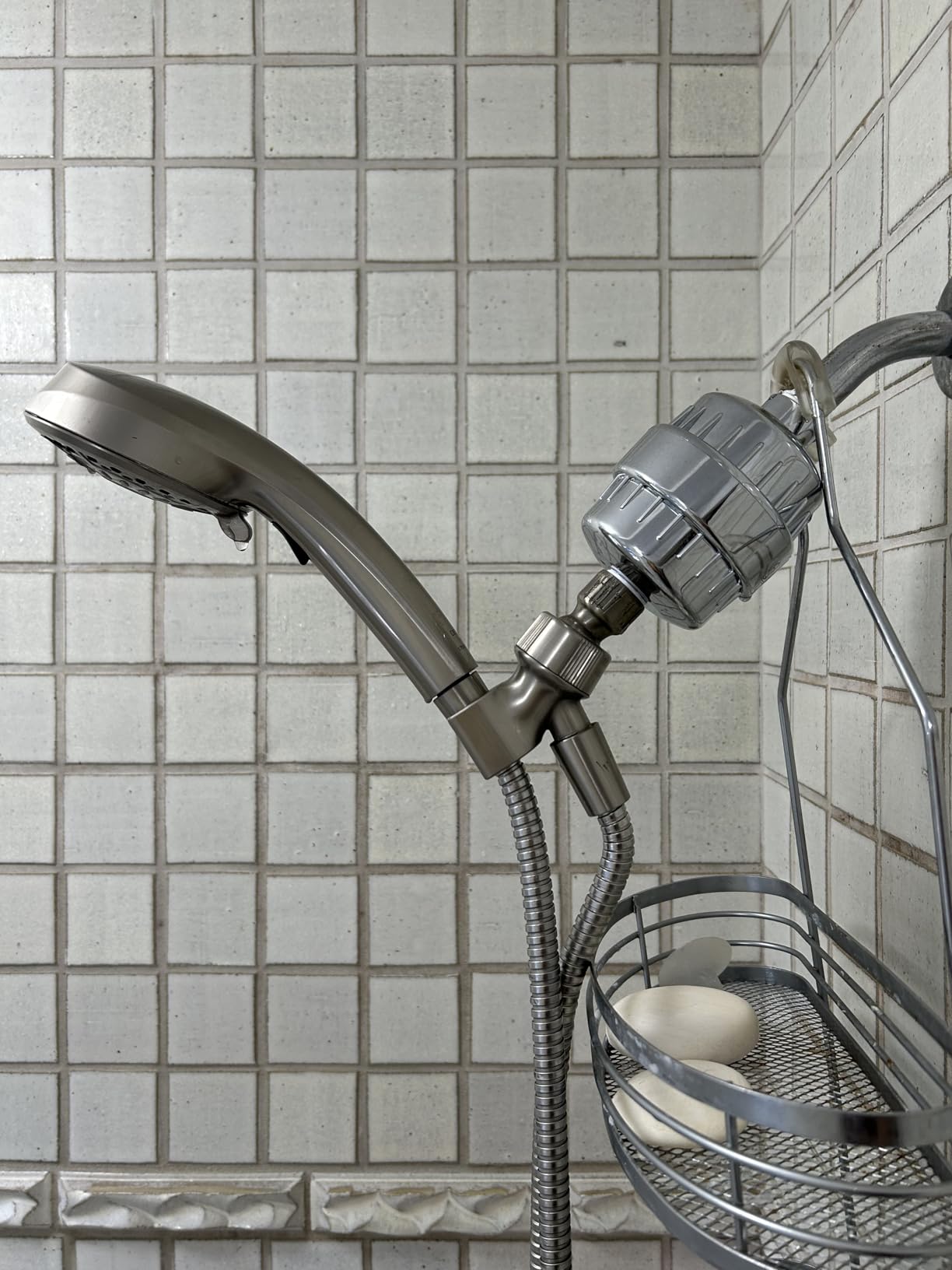 Aquabliss High Output Revitalizing Shower Filter - Reduces Dry Itchy Skin, Dandruff, Eczema, Chrome (SF100) customer photo 2