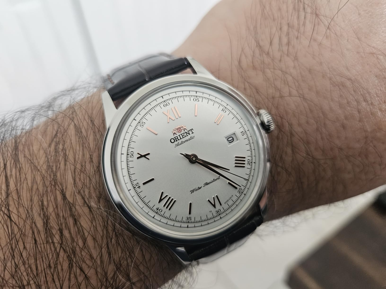 Orient Bambino Version 2 | Automatic/Hand-Winding Wrist Watch | 40.5 mm Case | Classic Watch customer photo 2