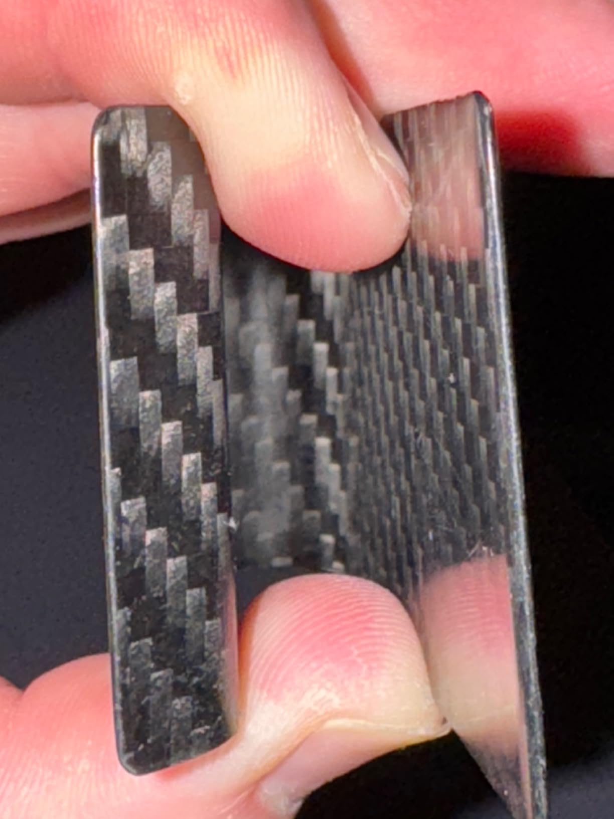 Carbon Fiber Money Clip Front Pocket Wallet Minimalist Wallet Slim Wallet Credit Card Holder customer photo 2