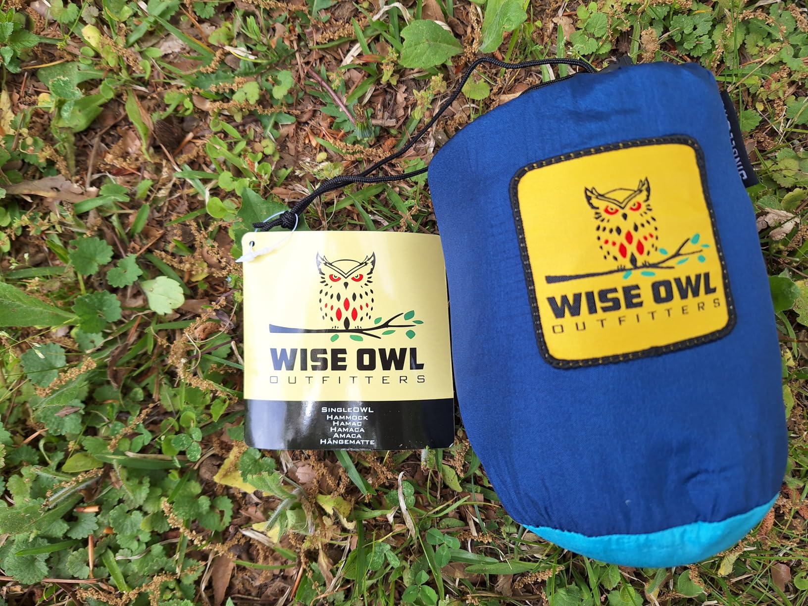 Wise Owl Outfitters Camping Hammock - 500lbs Portable Hammock with Tree Straps - Travel, Backpacking, Hiking, Outdoors Camping Gear - Single or Double customer photo 2