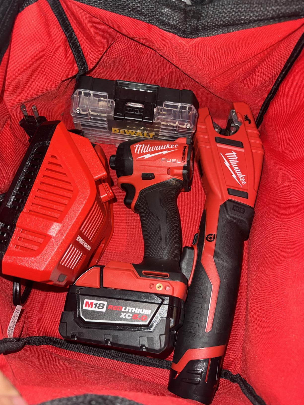 Milwaukee Heavy Duty (FUEL Tool Bag). Fits (1-2 Tool Kit) 2760-20, 2866-22, 2866-20, Fuel Screwgun and other Cordless Tools alike customer photo 1
