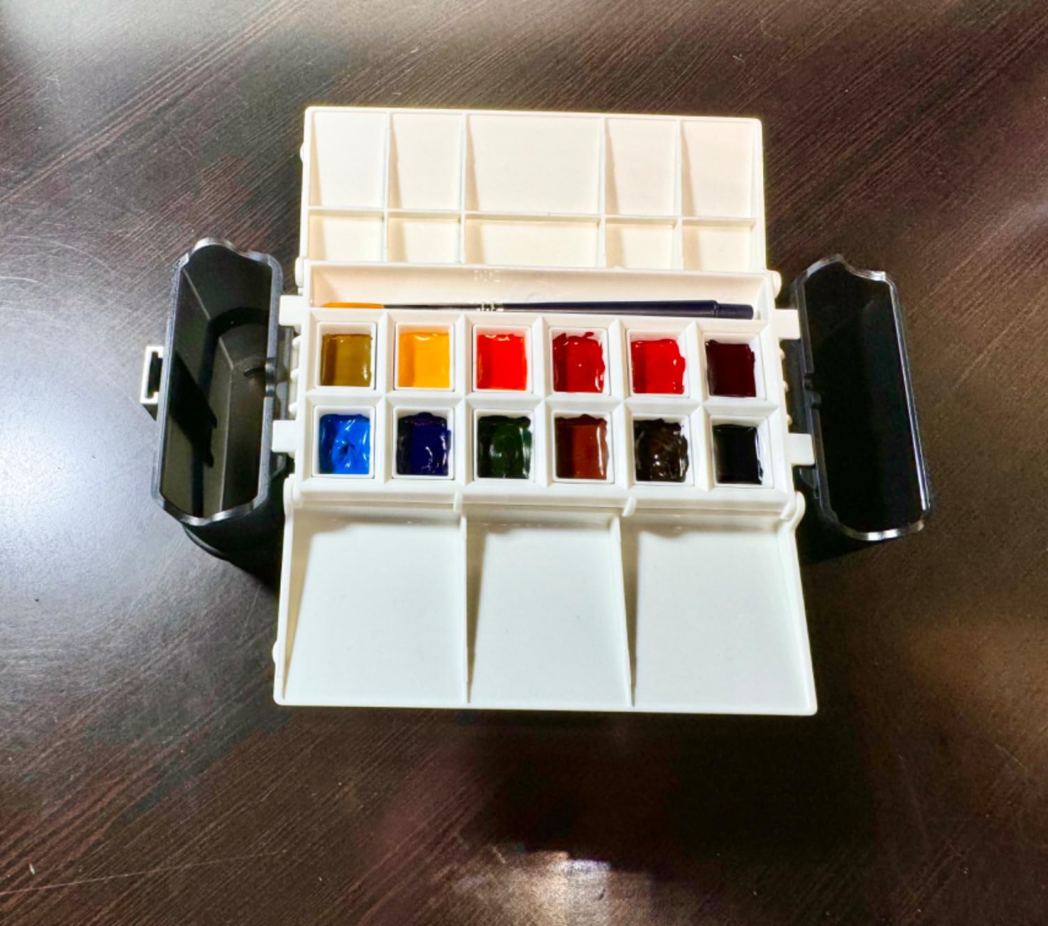 Watercolor Palette by Portable Painter - Ultralight - Travel - Pocket Size - Professional Quality customer photo 1