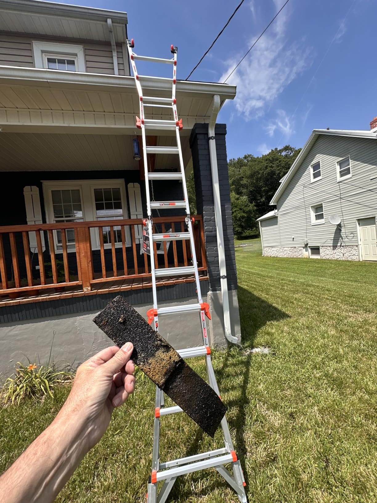 Little Giant Ladders Velocity 17-Ft Folding Multi-Position Ladder with Ratchet Levelers and Wheels customer photo 1