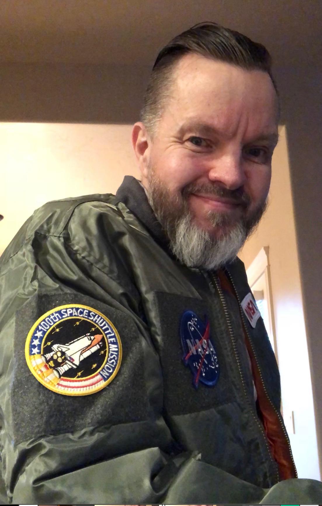 Flight Jacket with Patches - Classic Cold Weather Bomber Jacket with Morale Patches Included customer photo 2