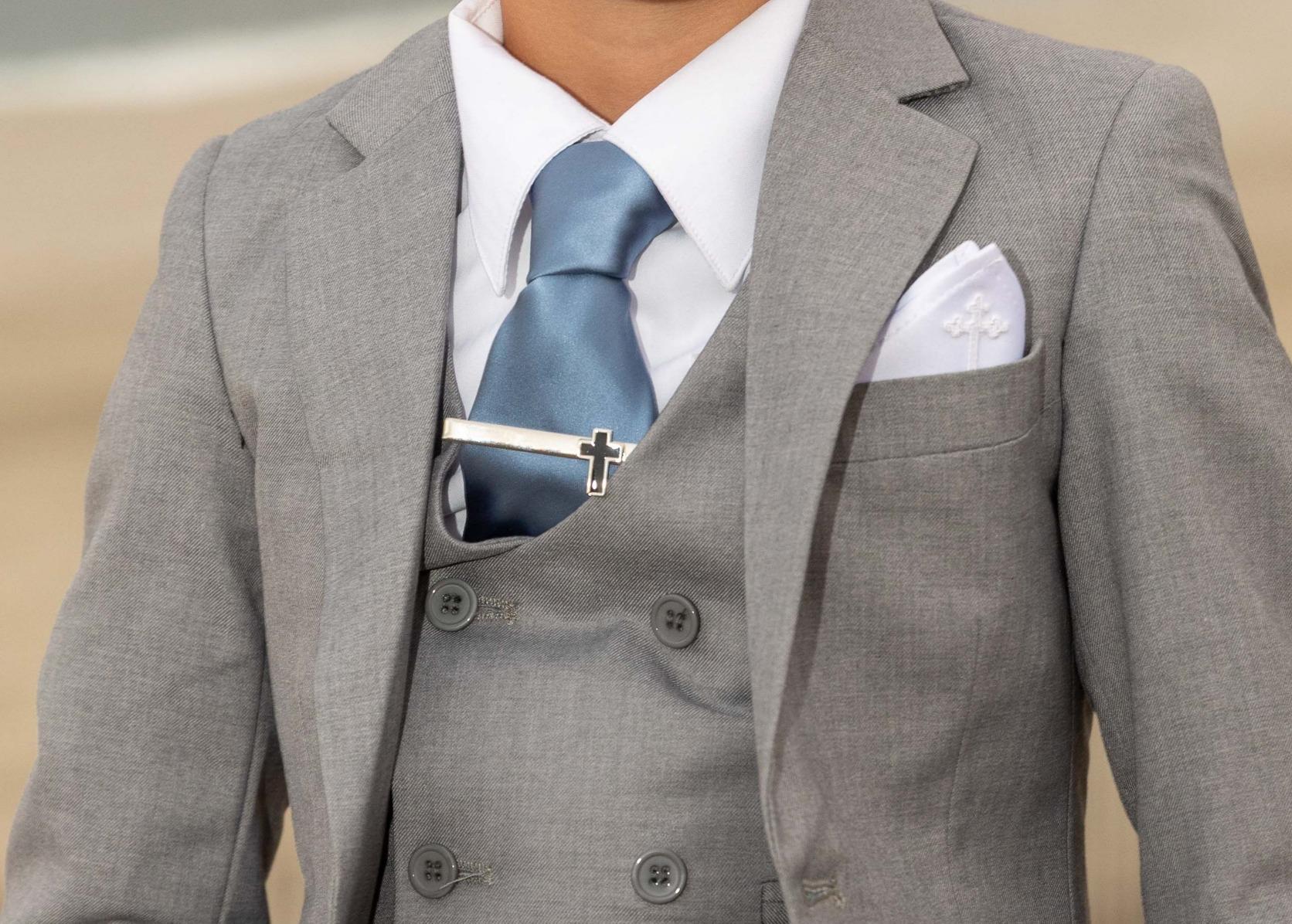 Tie Clips for Men, Tie Clip, Tie Bar, Silver Tie Tack Pins Unique, Mens Lapel Pins for Suits Shirts, Neck Tie Clasps customer photo 1