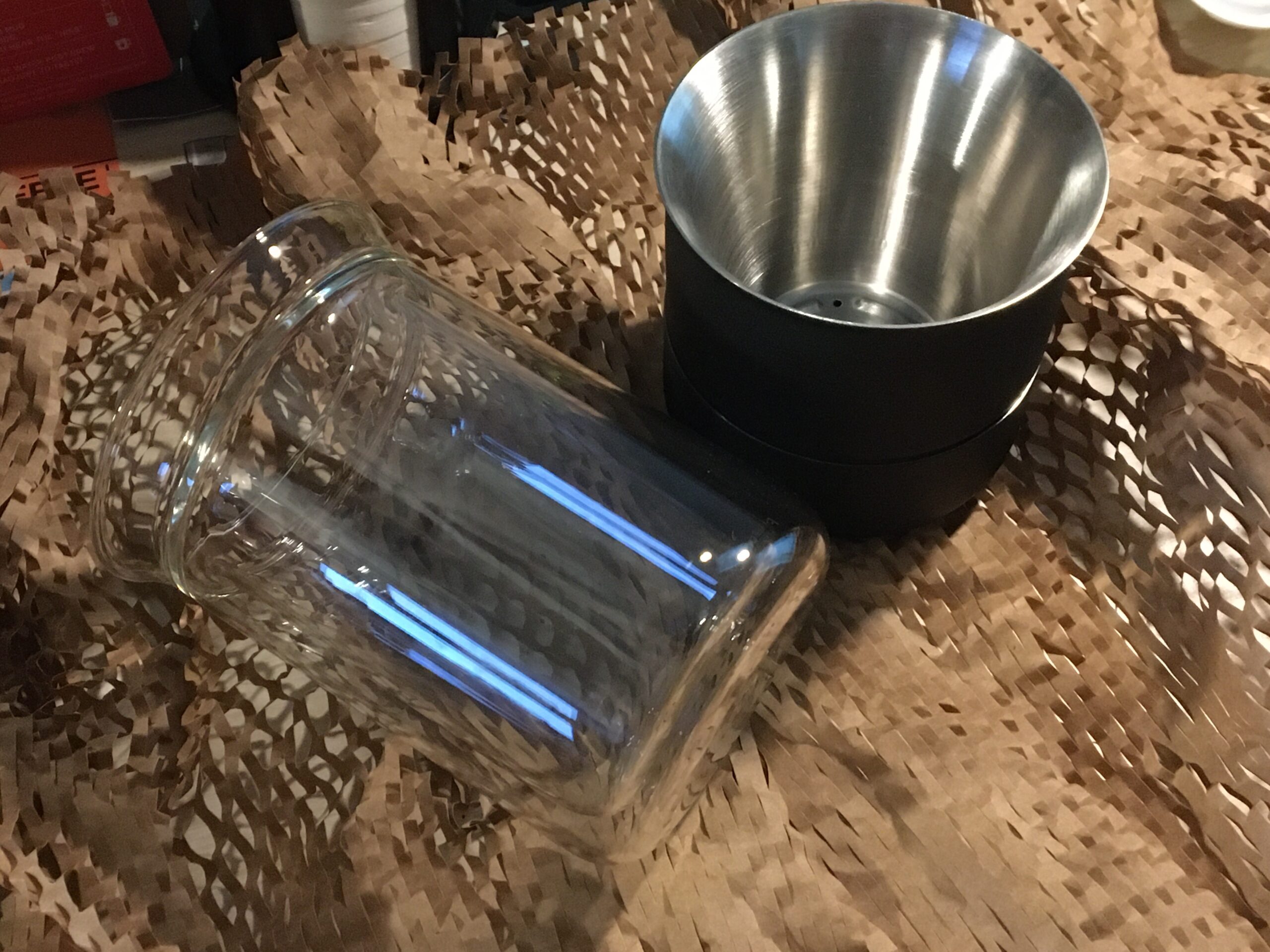 Fellow Stagg Pour-Over Dripper & Double Wall Glass Kit, 10 oz, Stainless Steel customer photo 2