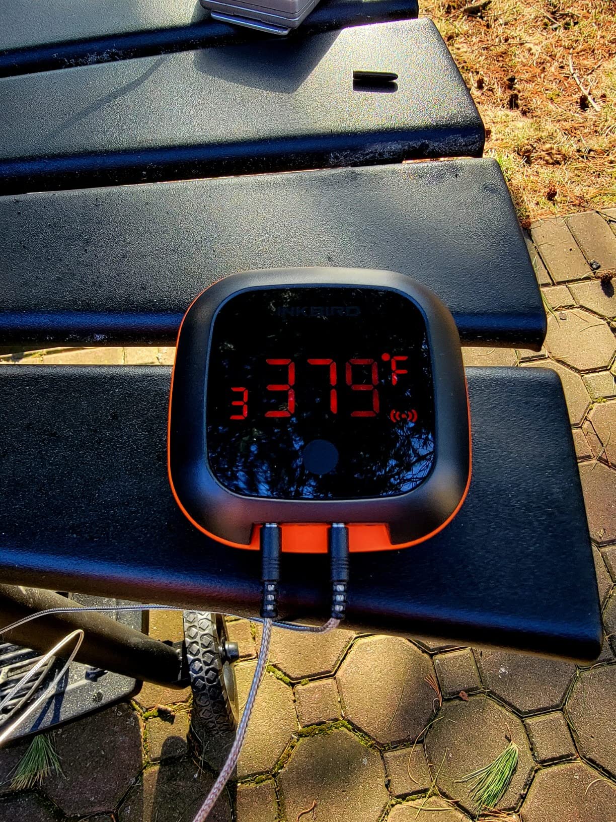 Inkbird Bluetooth Digital Wireless Meat Thermometer with 4 Probes Timer, Alarm, 150 ft Barbecue Cooking Kitchen Food Meat Thermometer for Grill BBQ Smoker, Oven, Drum customer photo 2