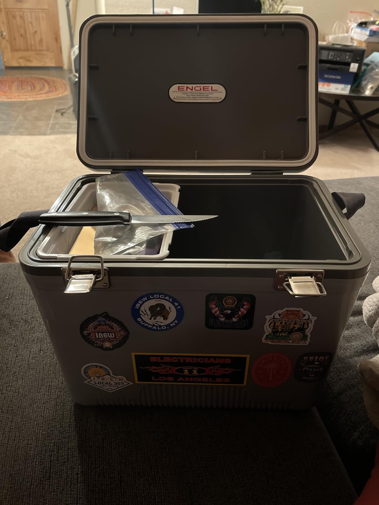 Engel 19qt Leak-Proof Air Tight Drybox Cooler Small Hard Shell Lunchbox customer photo 2
