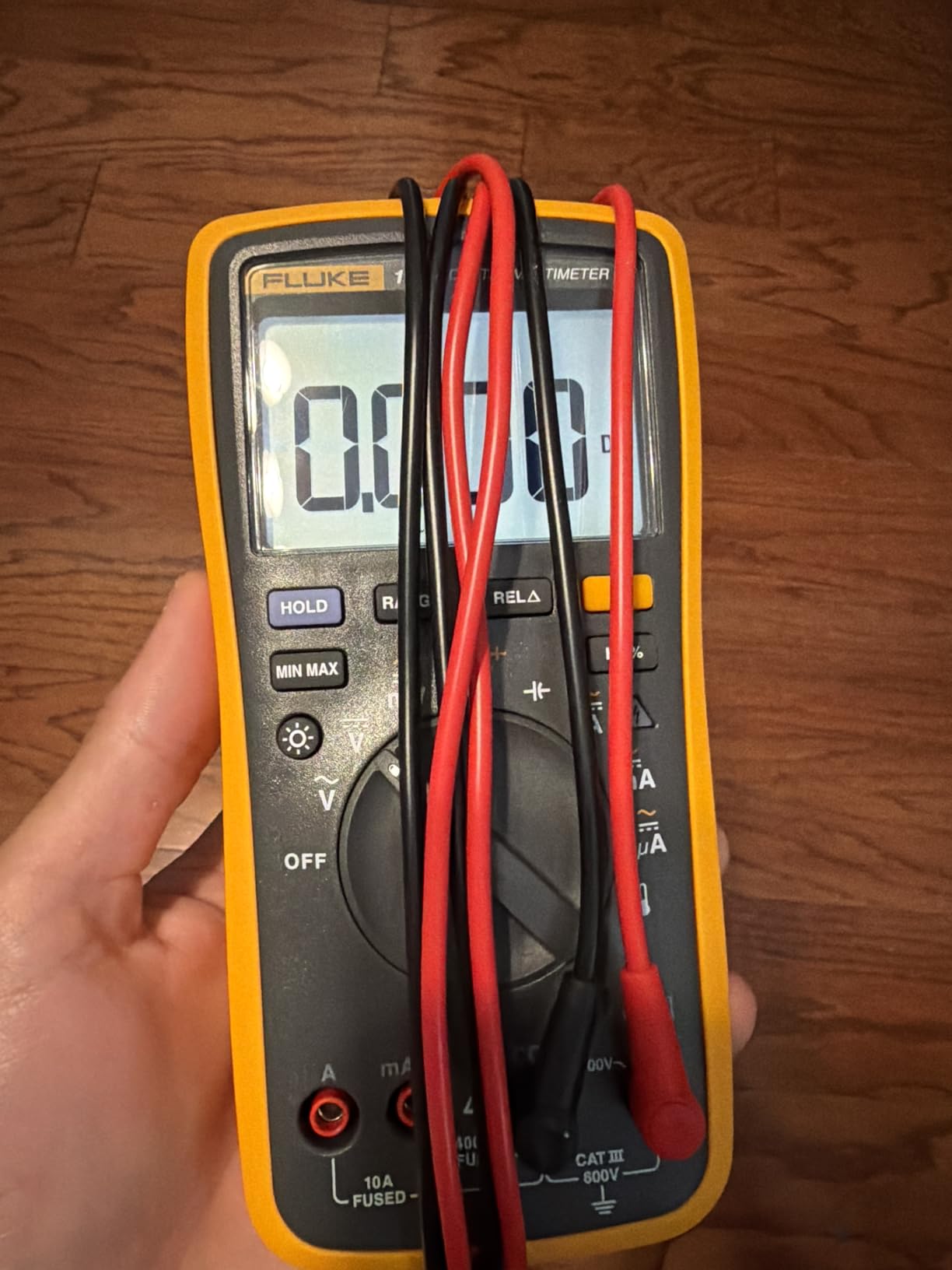 Fluke 17B+ Digital Multimeter with Temperature and Frequency Testing customer photo 1