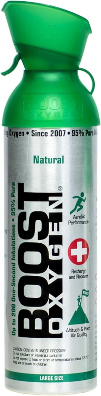 Boost Oxygen Large Natural 10 Liter Canister | Respiratory Support for Aerobic Recovery, Altitude, Performance and Health (3 Pack) customer photo 1