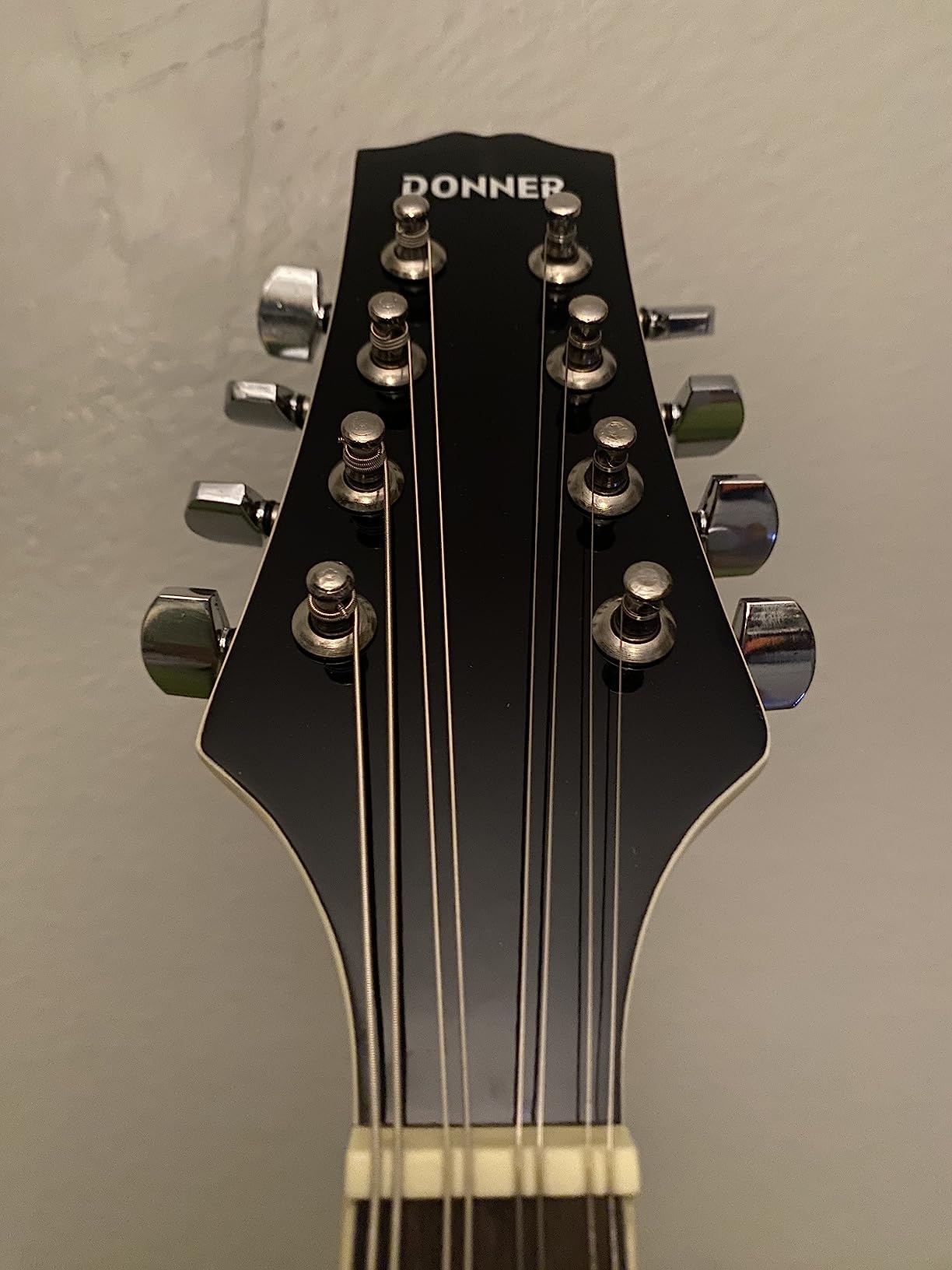 Donner A Style Mandolin Instrument Sunburst Beginner Adult Acoustic Mandolin Musical Instrument Mahogany 8 String, Bundle With Tuner String Bag Guitar Picks customer photo 1