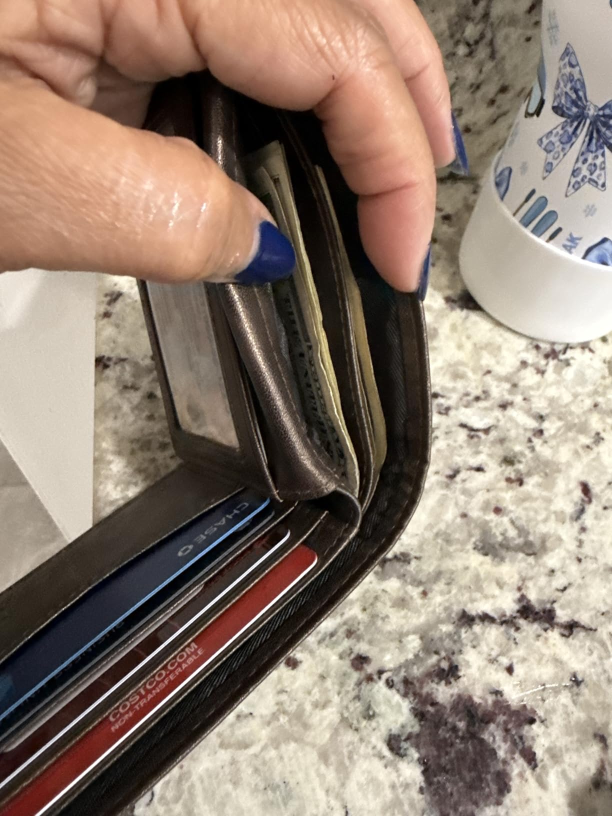 Wallet for Men - Genuine Leather RFID Blocking Bifold Stylish Wallet With 2 ID Window customer photo 2