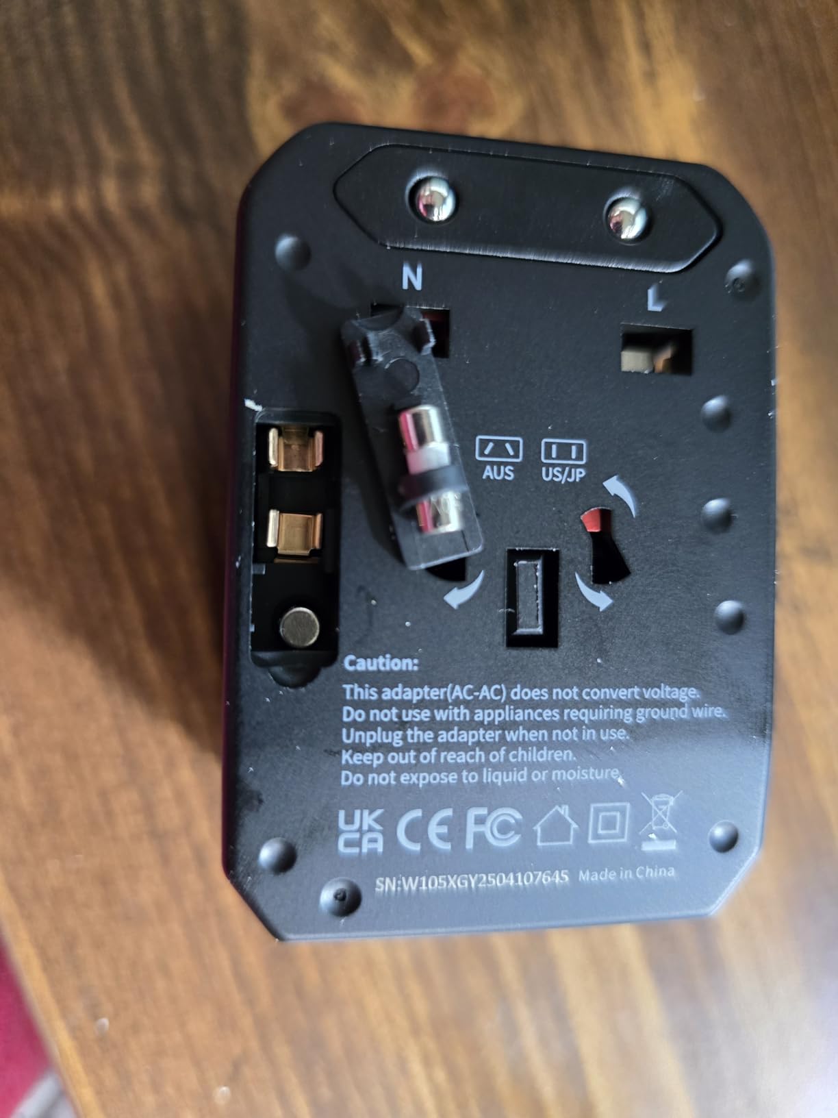 EPICKA Universal Travel Adapter, European Travel Plug Adapter (Not a Voltage Converter) - International Power Adapter Worldwide Charger with USB-C & 4 USB-A Ports, Travel Essentials (TA-105, Grey) customer photo 2