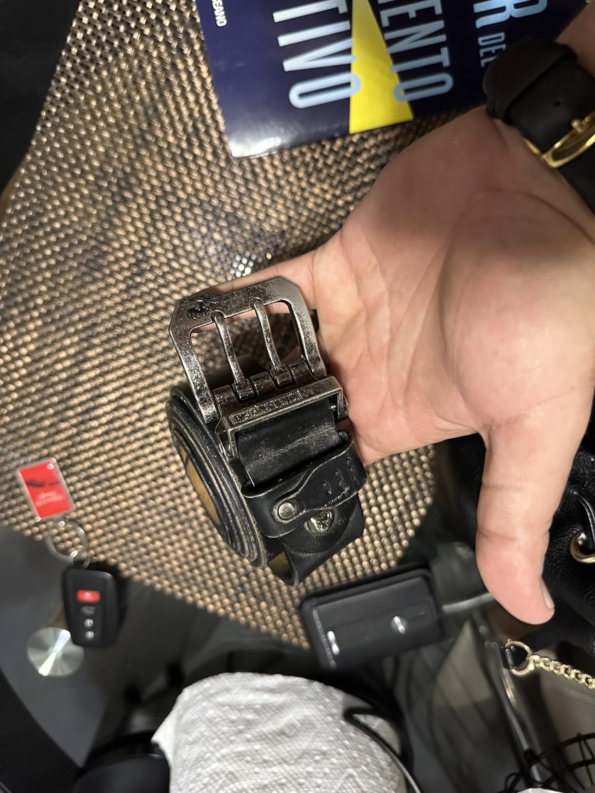 Timberland Men's Casual Classic Everyday Leather Belt customer photo 2