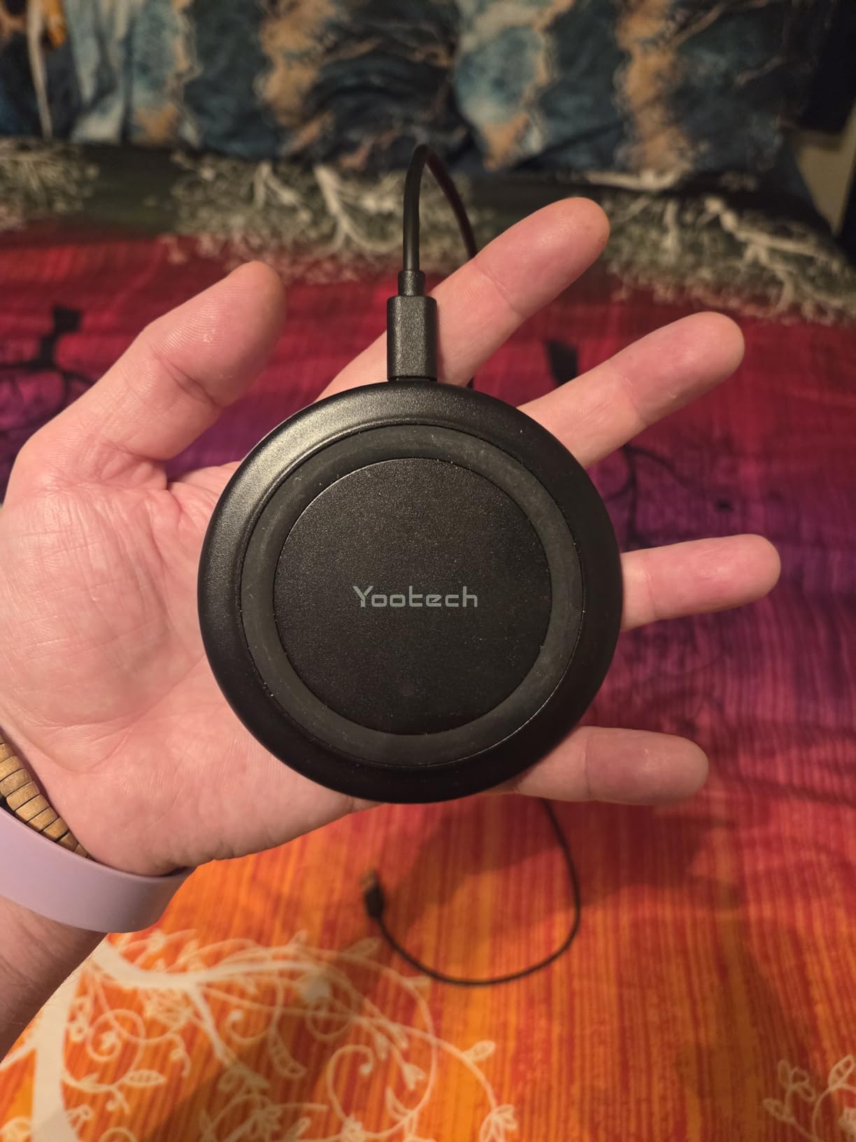 Yootech Wireless Charger, 10W Max Wireless Charging Pad Compatible with iPhone 17/17 Pro/17 Pro Max/Air/16/15/14/13/SE 2022/12/11, Samsung Galaxy S25/S24/S23, for AirPods Pro 3 (No AC Adapter) customer photo 1