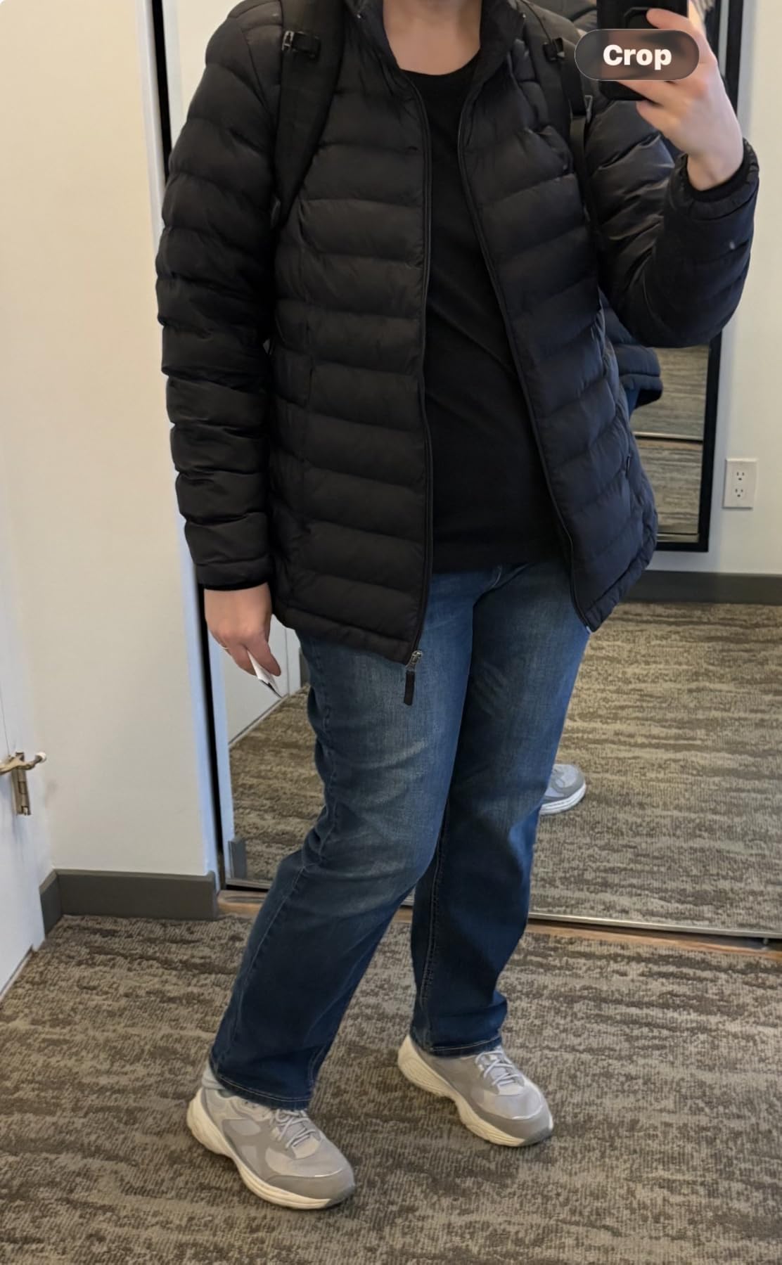 Women's Lightweight Long-Sleeve Water-Resistant Packable Puffer Jacket (Available in Plus Size) customer photo 2