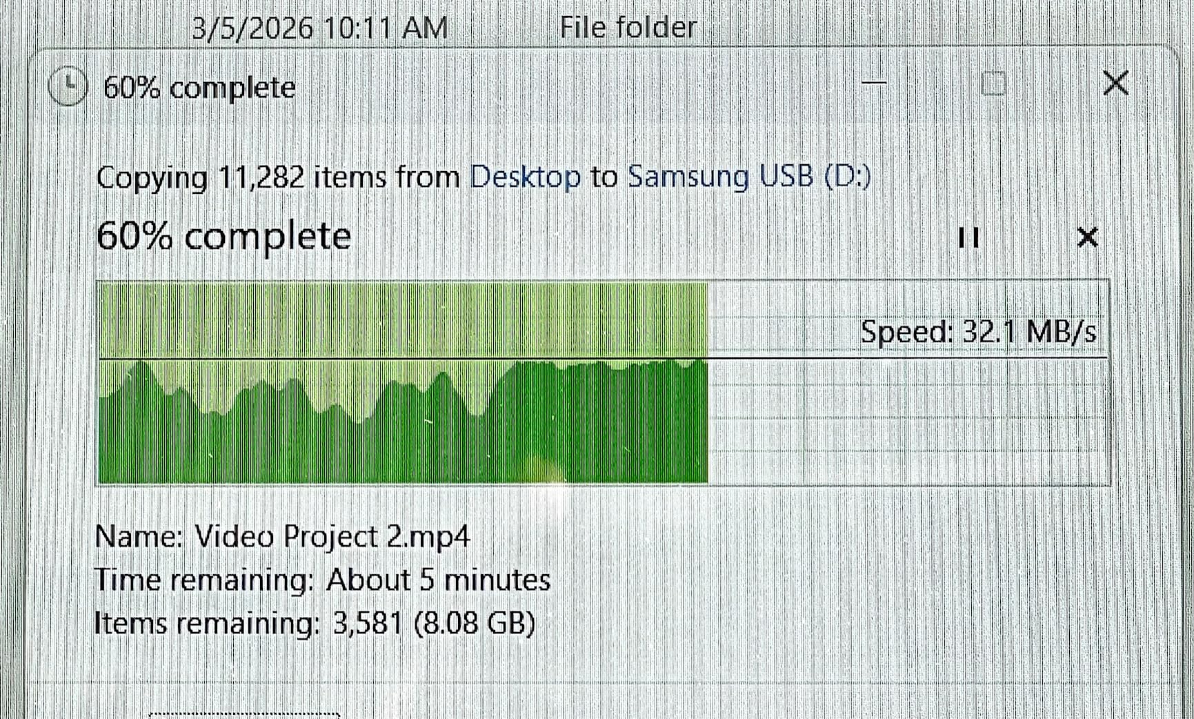 SAMSUNG BAR Plus 3.1 USB Flash Drive, 128GB, 400MB/s, Rugged Metal Casing, Storage Expansion for Photos, Videos, Music, Files, MUF-128BE4/AM, Titan Grey customer photo 2