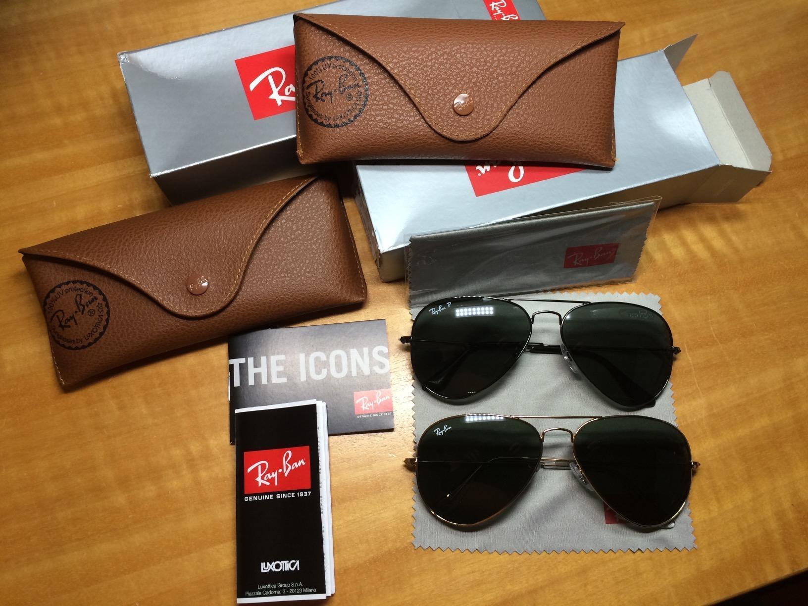 RB3025 Classic Polarized Aviator Sunglasses customer photo 1