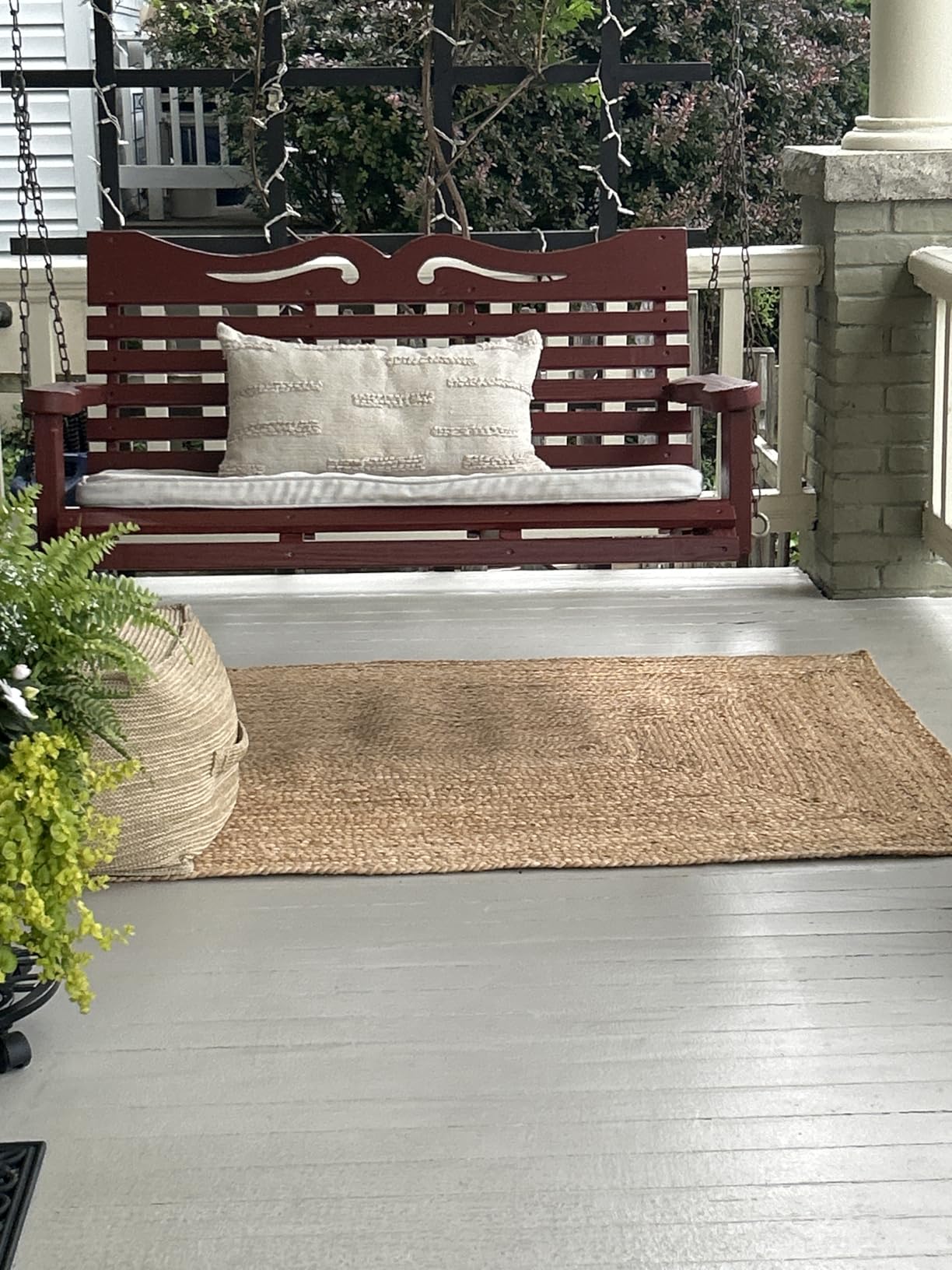 SAFAVIEH Area Rug 6x9 - Cape Cod Collection - Natural Brown, Handmade Braided Flat Weave Jute (CAP252A) customer photo 2