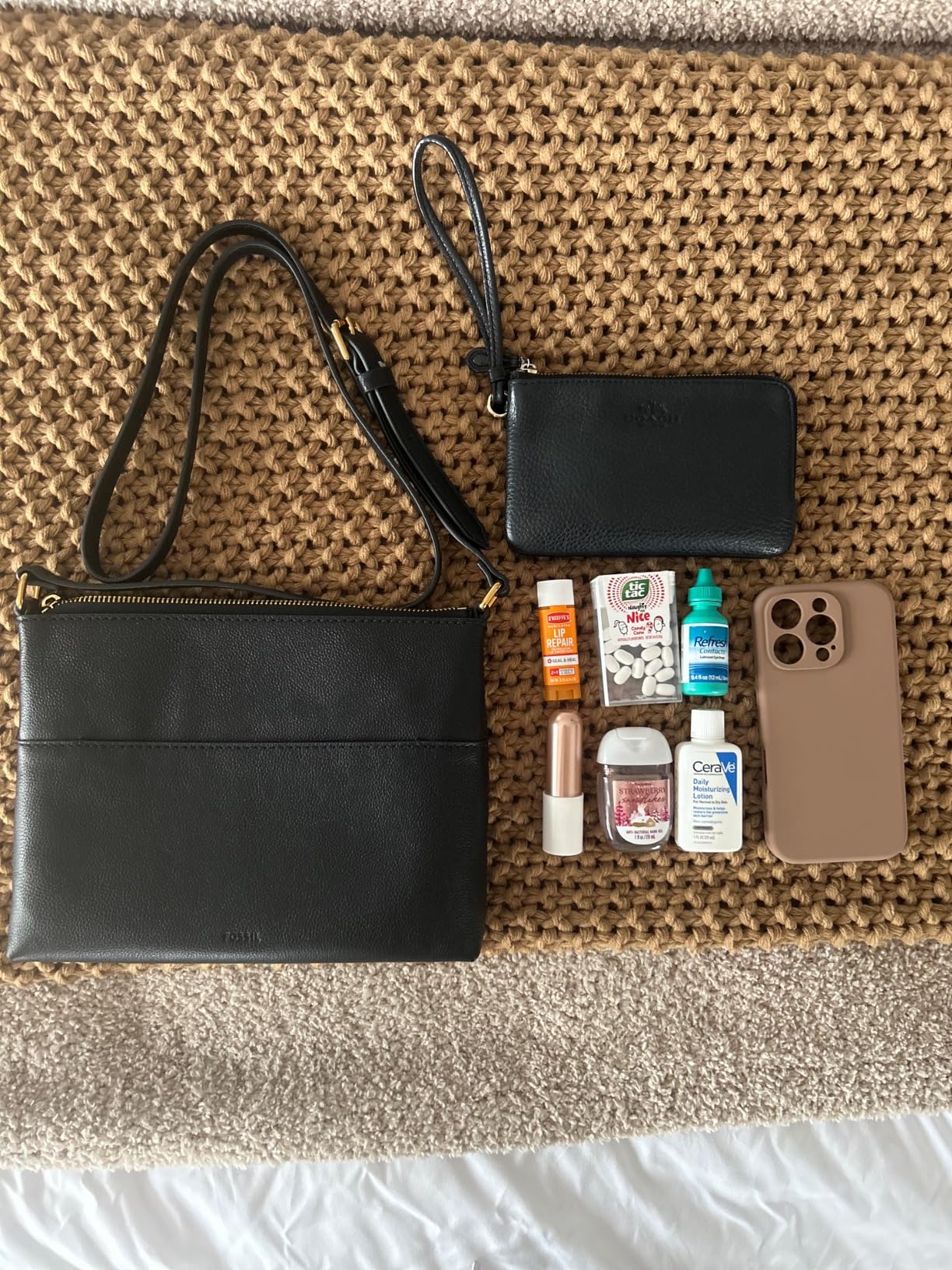 Women's Harper Leather Small Flap Crossbody Purse Handbag for Women customer photo 1