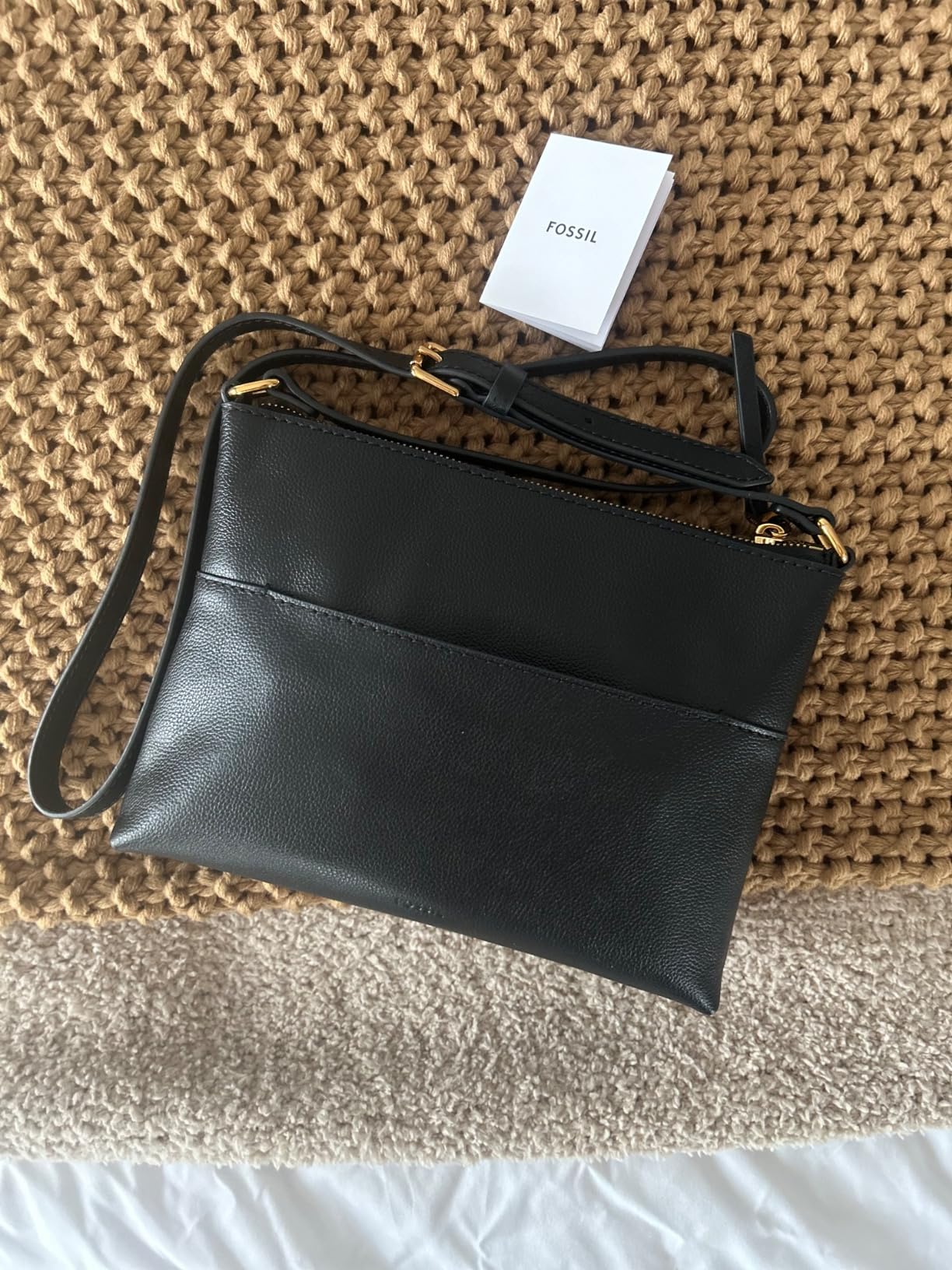 Women's Harper Leather Small Flap Crossbody Purse Handbag for Women customer photo 2