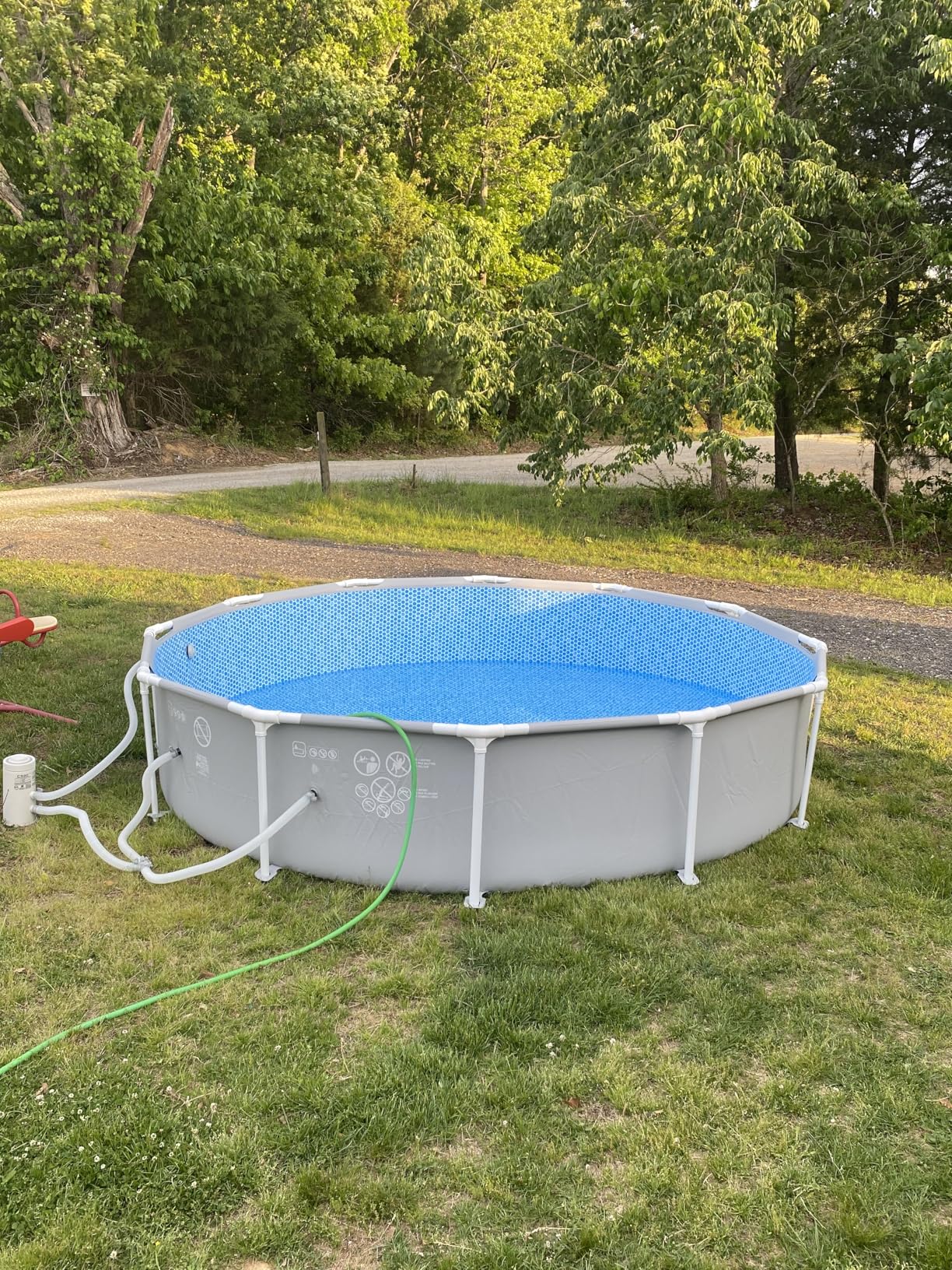 Intex 26791EH Prism Frame Premium Rectangular Above Ground Swimming Pool Set: 16ft x 8ft x 42in - Complete Set Includes 1000 GPH Cartridge Filter Pump customer photo 2