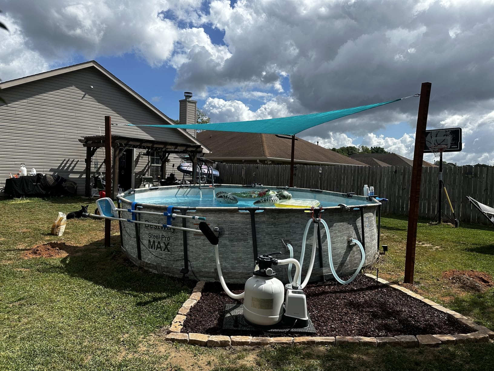 INTEX 3,000 GPH Krystal Clear Sand Filter Pump for Above Ground Pools, Swimming Pool Pump with Automatic Timer customer photo 2