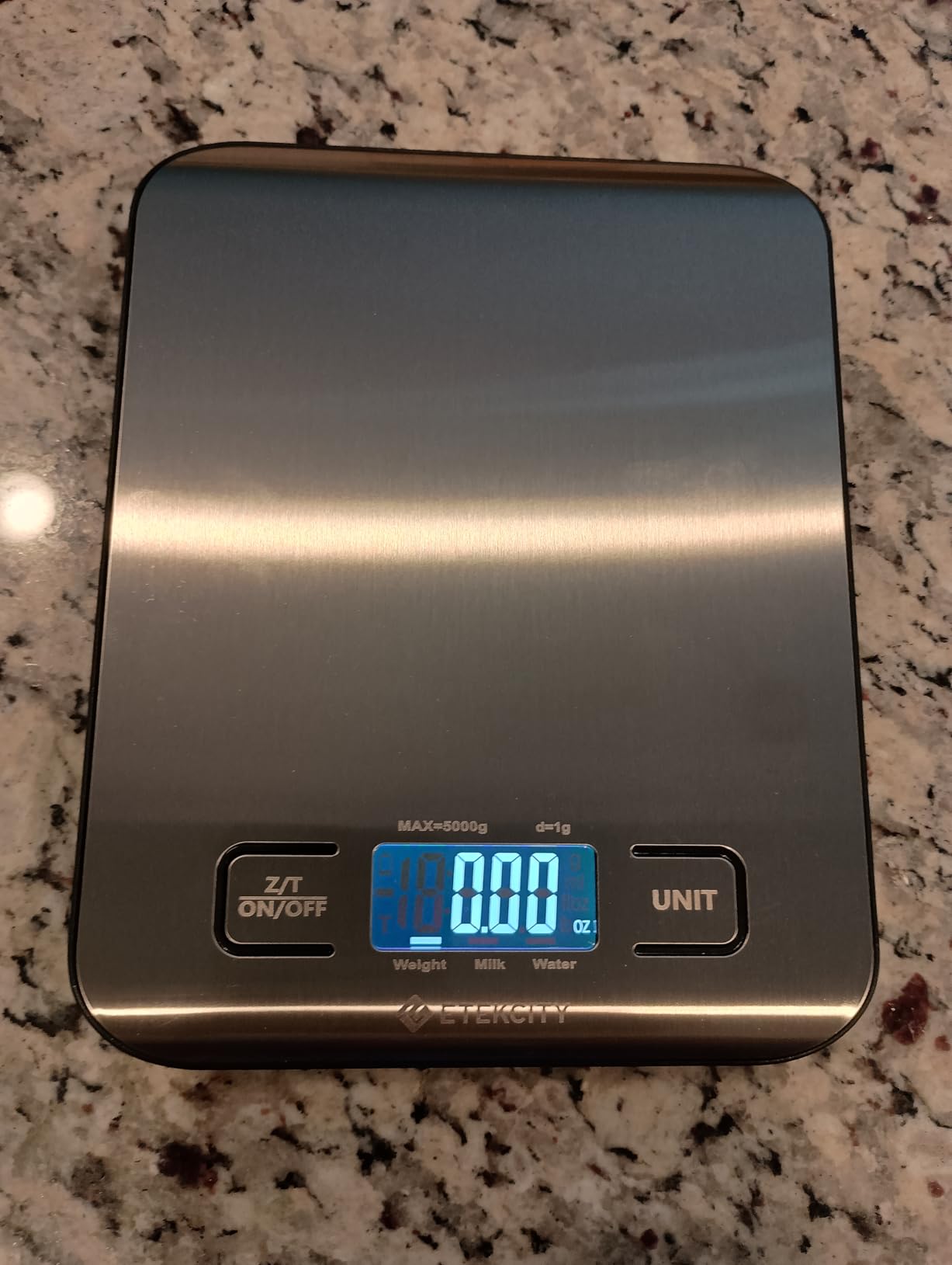 Etekcity Smart Food Kitchen Scale with Nutritional Calculator, Free App with 19 Nutrients Tracking, Calorie, Marco, Digital grams and ounces for weight loss, Premium Stainless Steel, 11lb customer photo 1