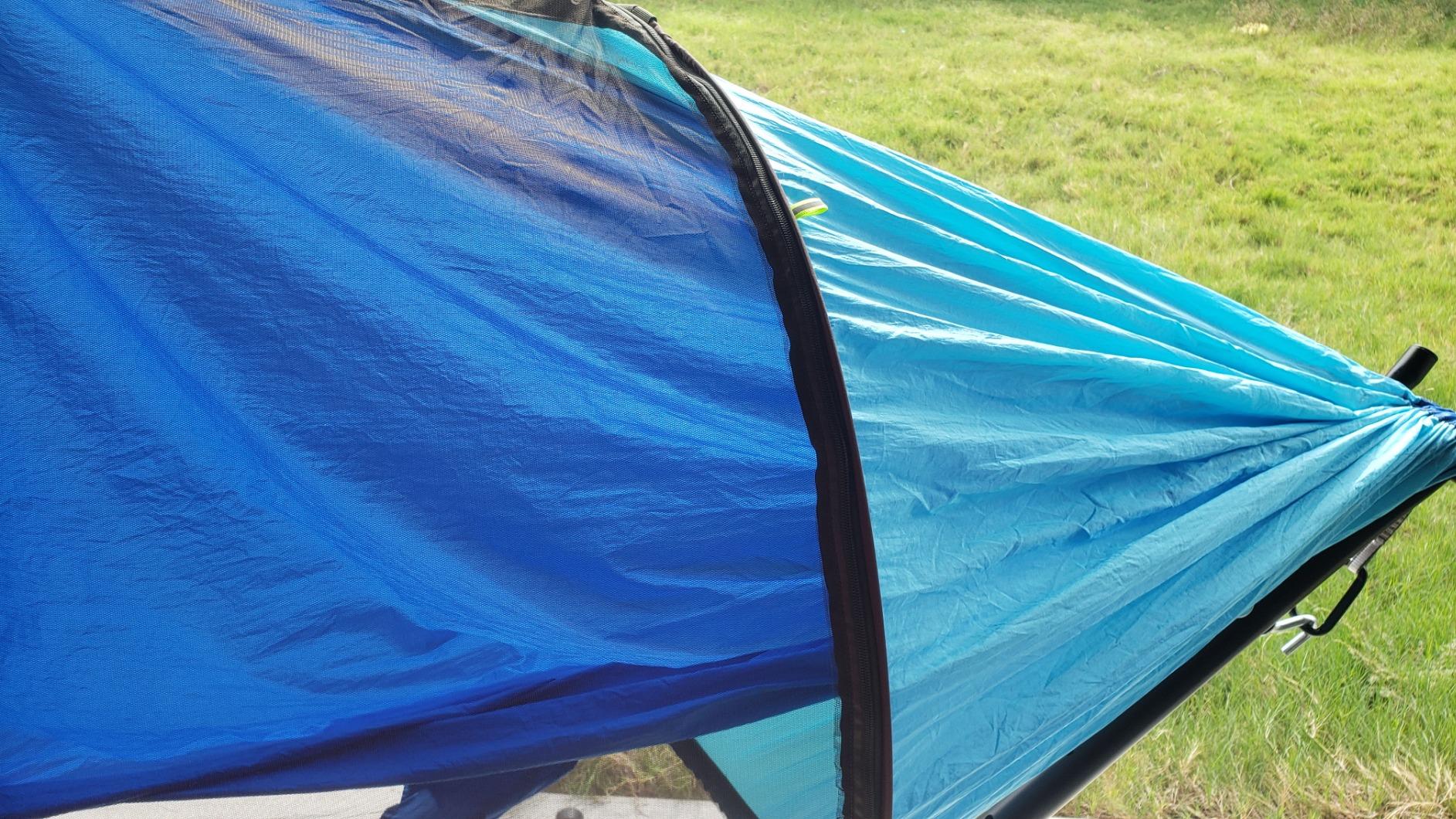 G4Free Camping Hammock with Mosquito Net and Rain Fly- 2 Person Portable Hammock with Bug Net and Tent Tarp for Outdoor Hiking Camping Backpacking Travel customer photo 1