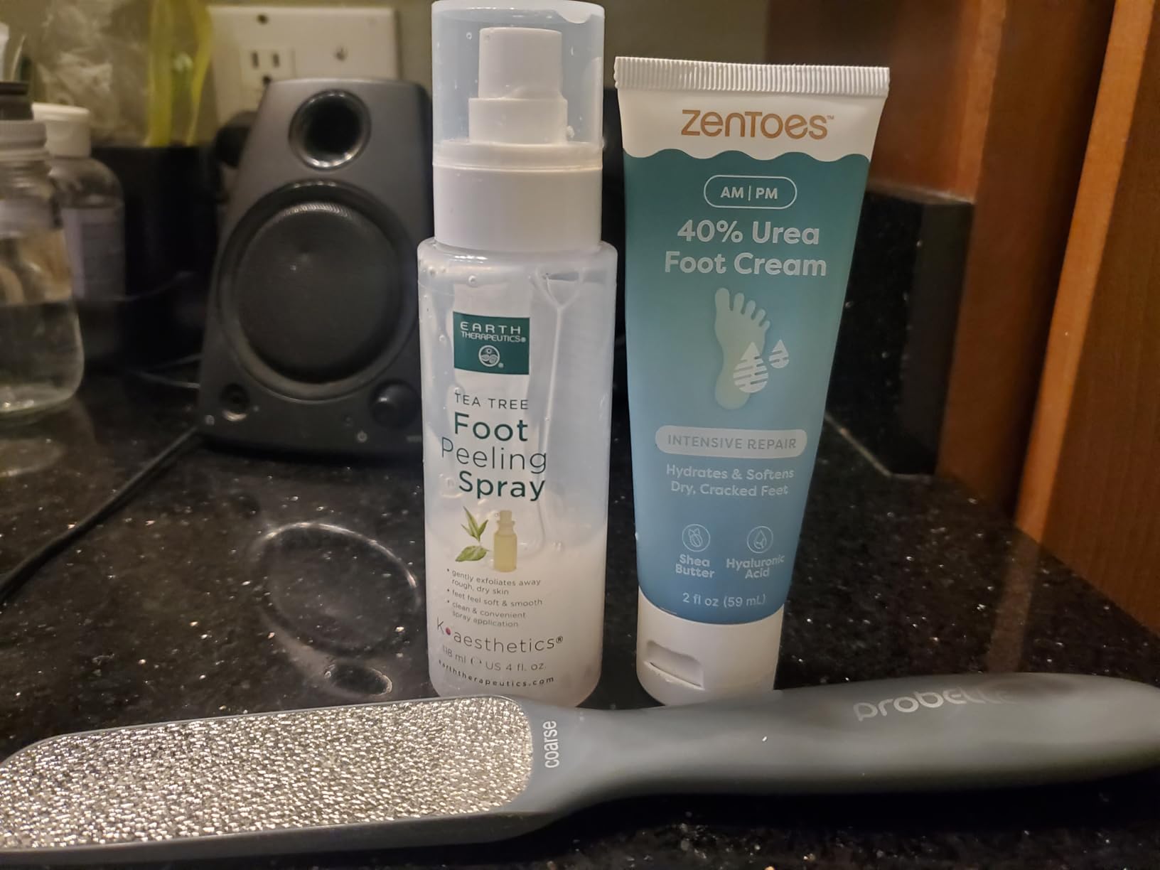 Probelle Double Sided Multidirectional Nickel Foot File Callus Remover - Immediately Reduces calluses and Corns to Powder for Instant Results, Safe Tool (Dark Grey) customer photo 1