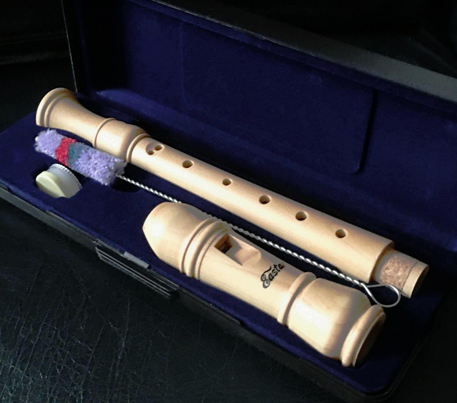Eastar Soprano Beginners Recorder Baroque fingering C Key Maple Descant Recorder Instrument for Kids Adults, 3 Piece Recorder With Hard Case, Fingering Chart, Cleaning Kit, ERS-31BM customer photo 1