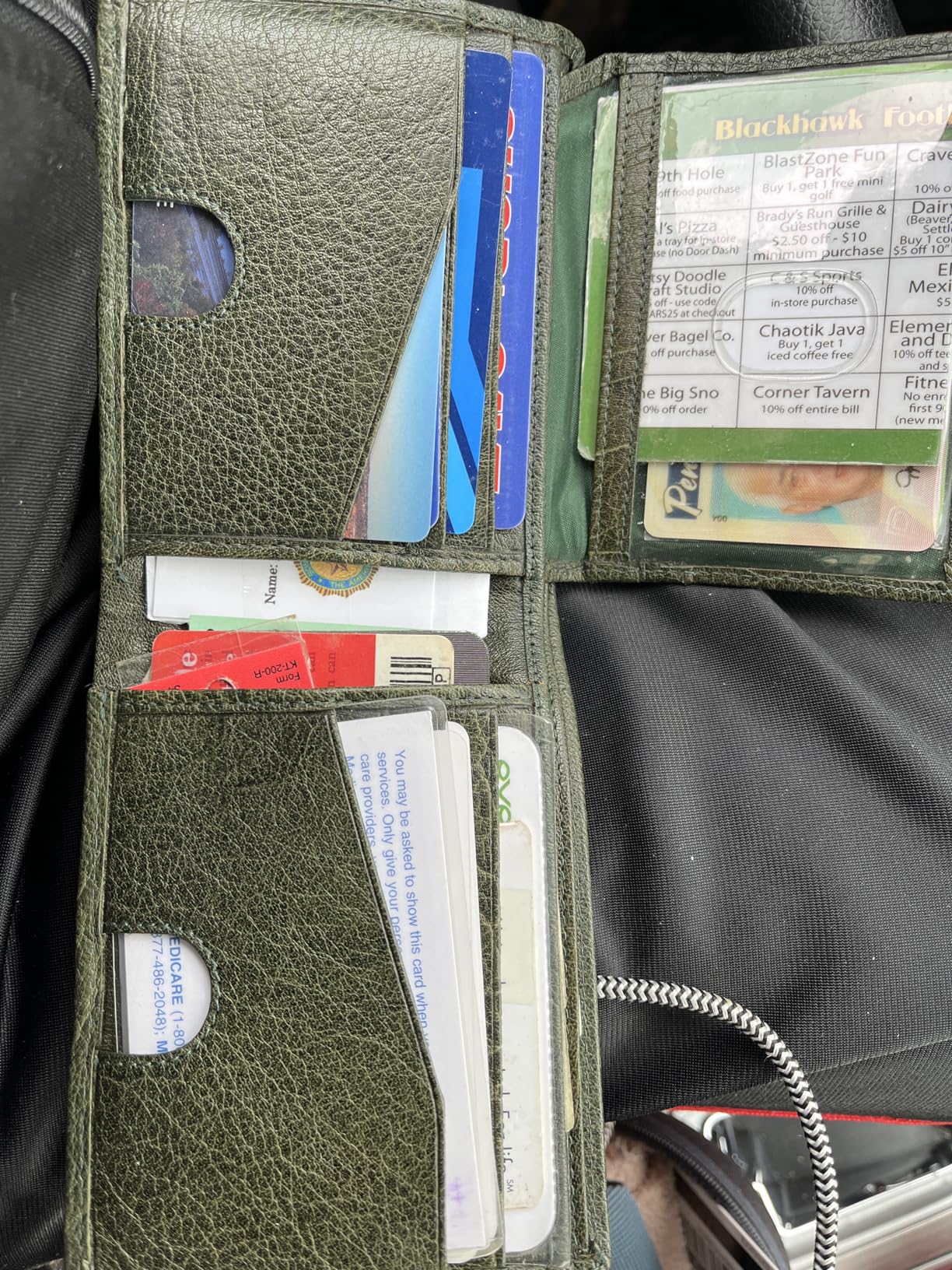 Mens RFID Blocking Bifold Wallet Soft Genuine Leather Brown Western | Secure and Durable Extra Capacity Billfold with 11 Credit Cards, Flip Up ID customer photo 2