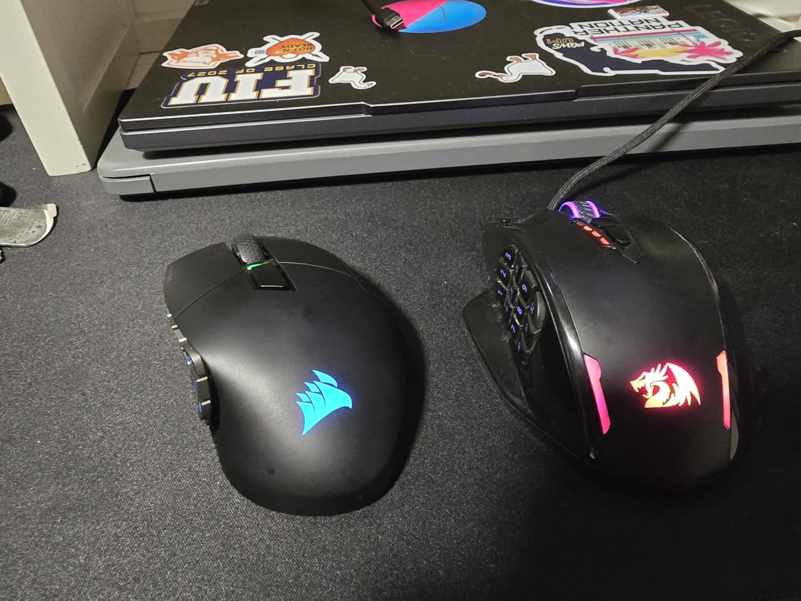 Redragon M908 Impact RGB LED MMO Gaming Mouse with 12 Side Buttons, Optical Wired Ergonomic Mouse with Max 12,400DPI, High Precision, 18 Programmable Macro Shortcuts, Comfort Grip customer photo 1