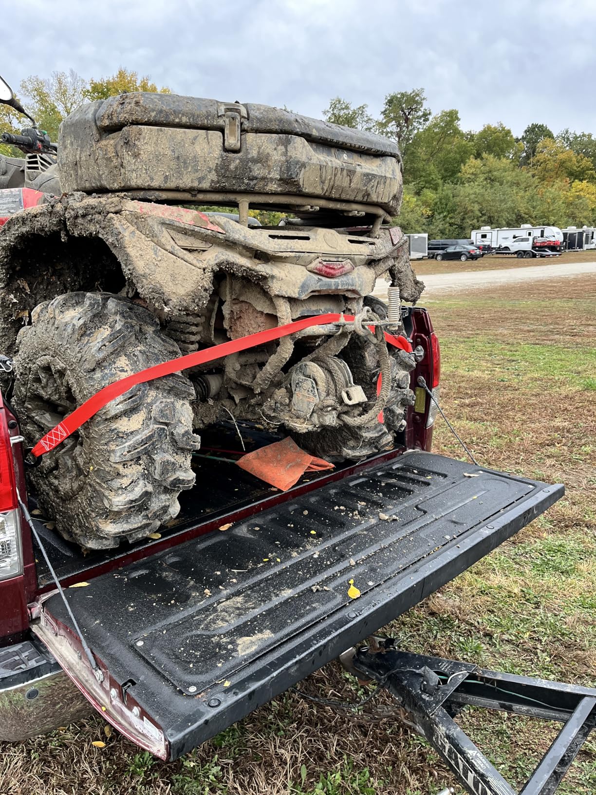Rhino USA Ratchet Straps Heavy Duty Kit (4-Pack) - 1.6 Inch x 8 Feet Min Break Strength (5,000) - Ultimate Tie Down Straps with Safety S Hooks for Trucks, ATV, UTV, Motorcycle, Cargo & More - Green customer photo 2