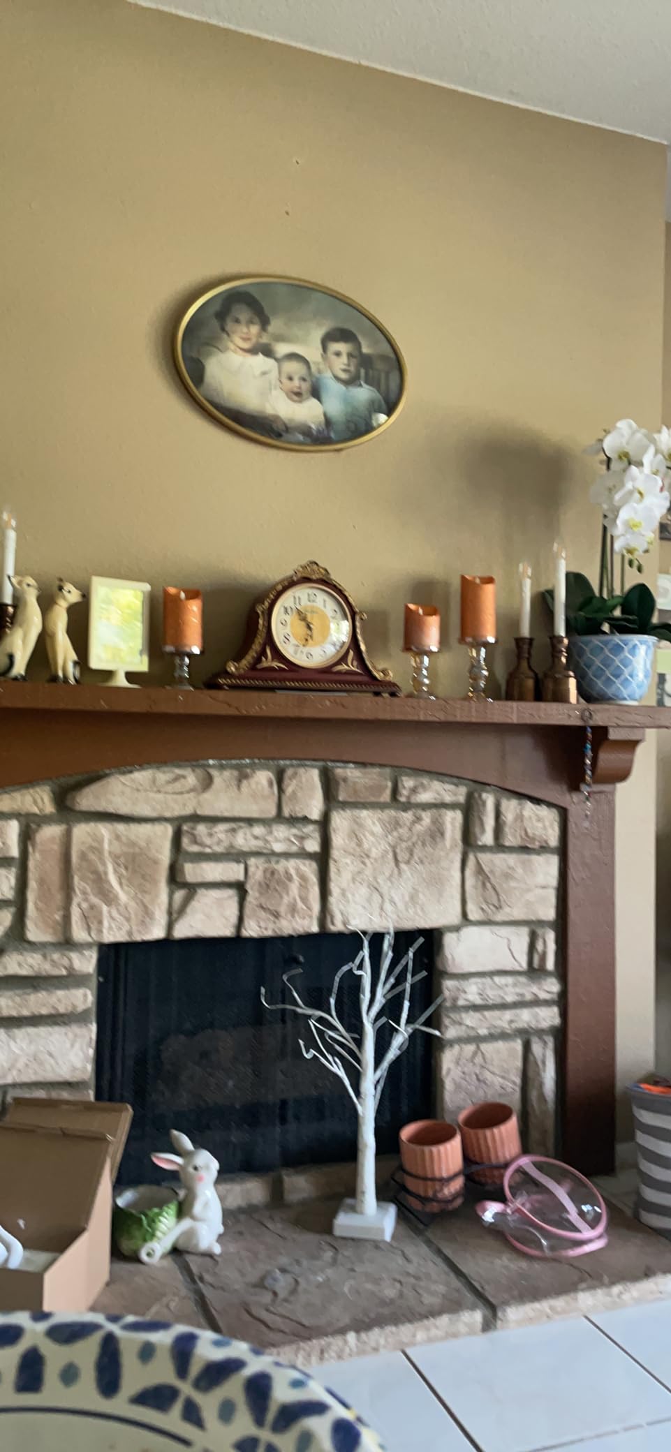 Mantel Clock with Real Wood, 4 Chime Options, Antique Vintage Design customer photo 2