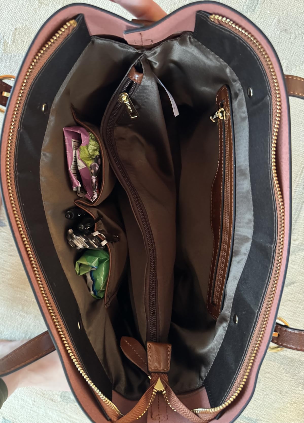 Genuine Leather Women Tote Bag Soft Handbags Vintage Shoulder Purses Fashion Top Handle Bag Large Capacity customer photo 1